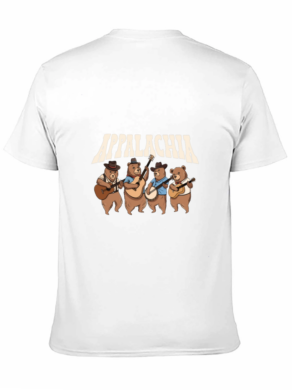 Appalachia Bear Band Black Graphic Tee