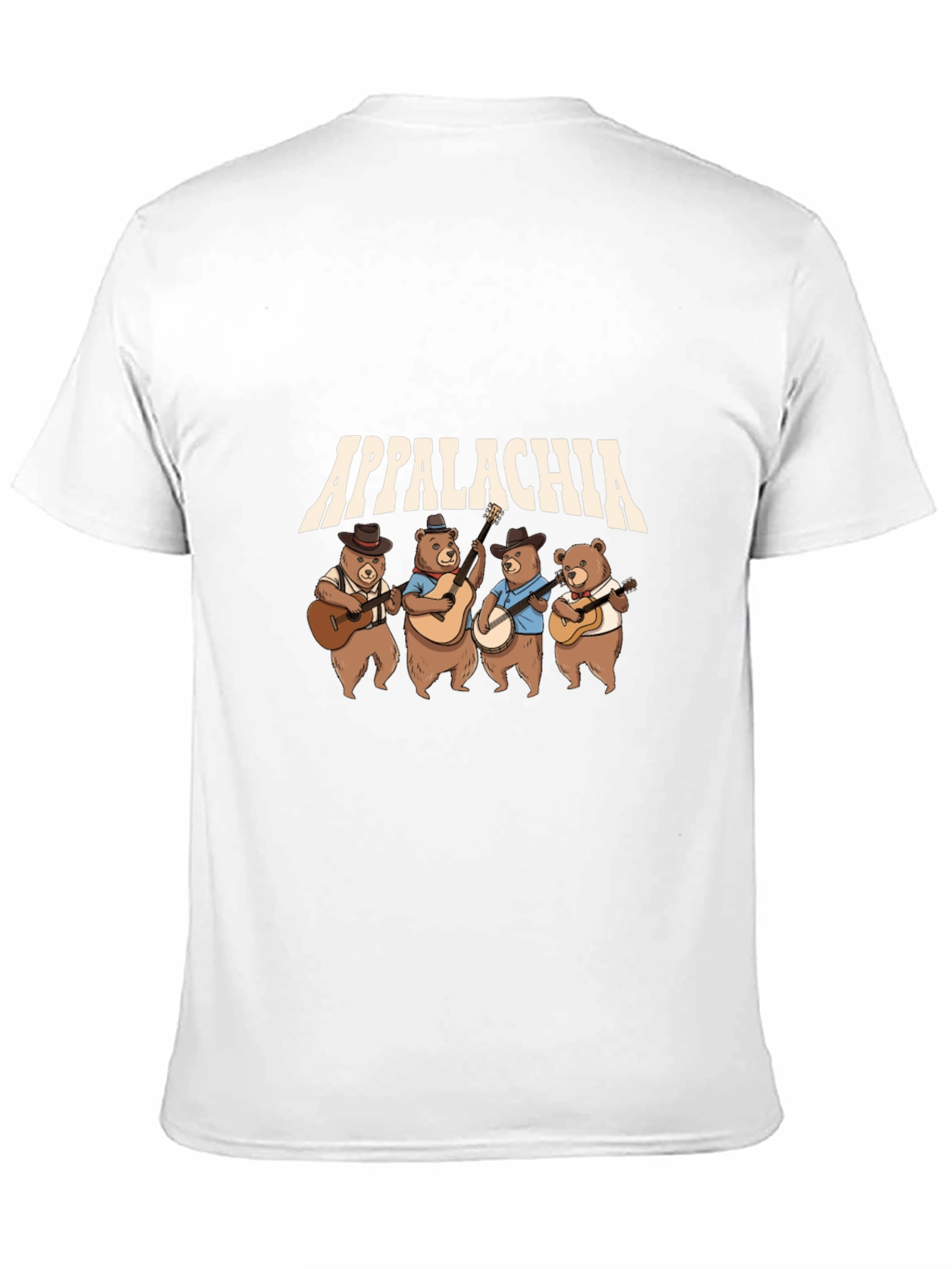 Appalachia Bear Band Black Graphic Tee