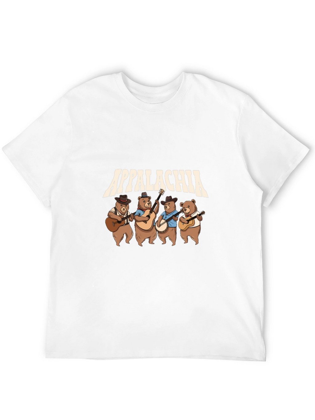 Appalachia Bear Band Black Graphic Tee