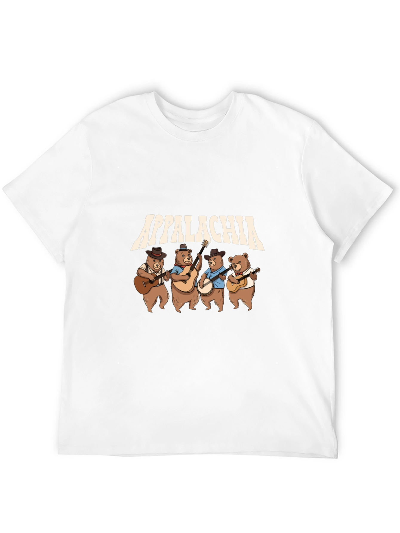 Appalachia Bear Band Black Graphic Tee