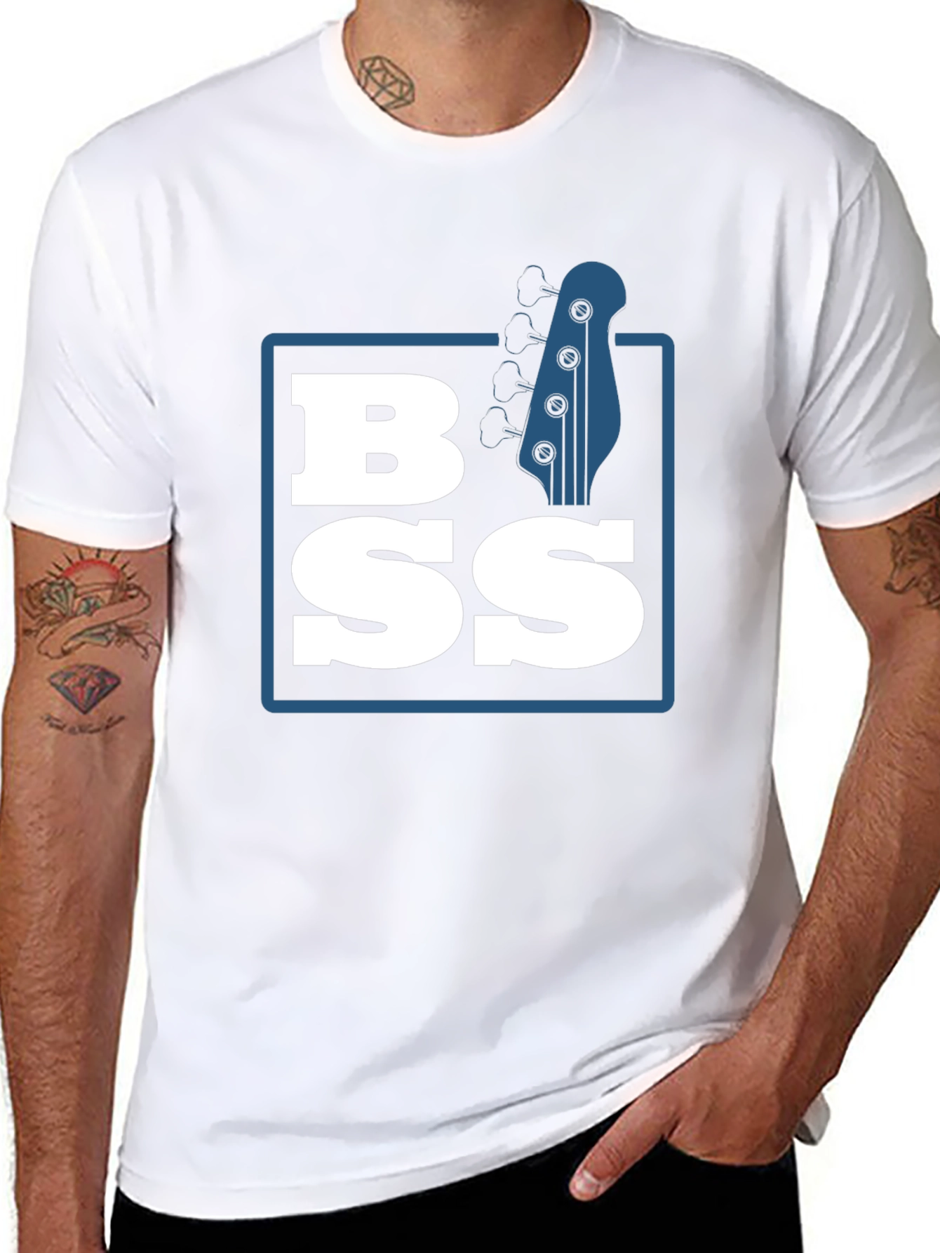 Bass Guitar T-Shirt - Cool Music Tee