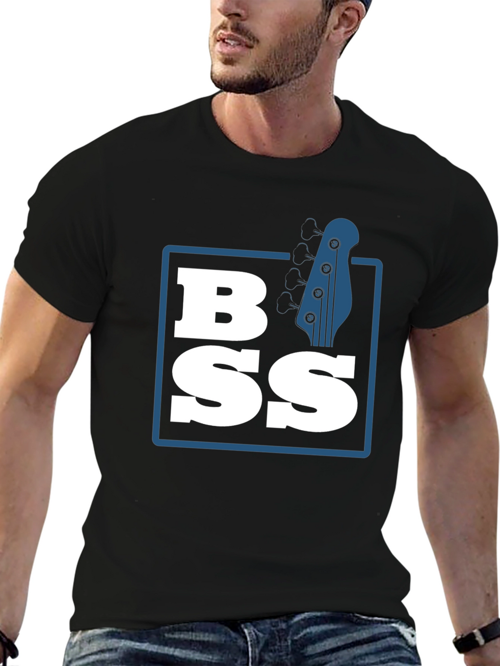 Bass Guitar T-Shirt - Cool Music Tee