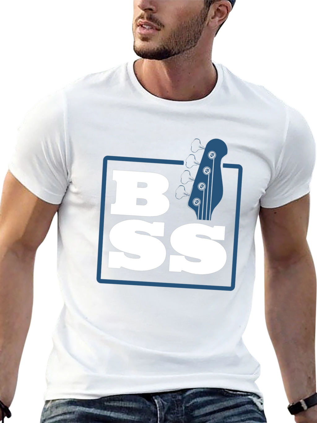 Bass Guitar T-Shirt - Cool Music Tee