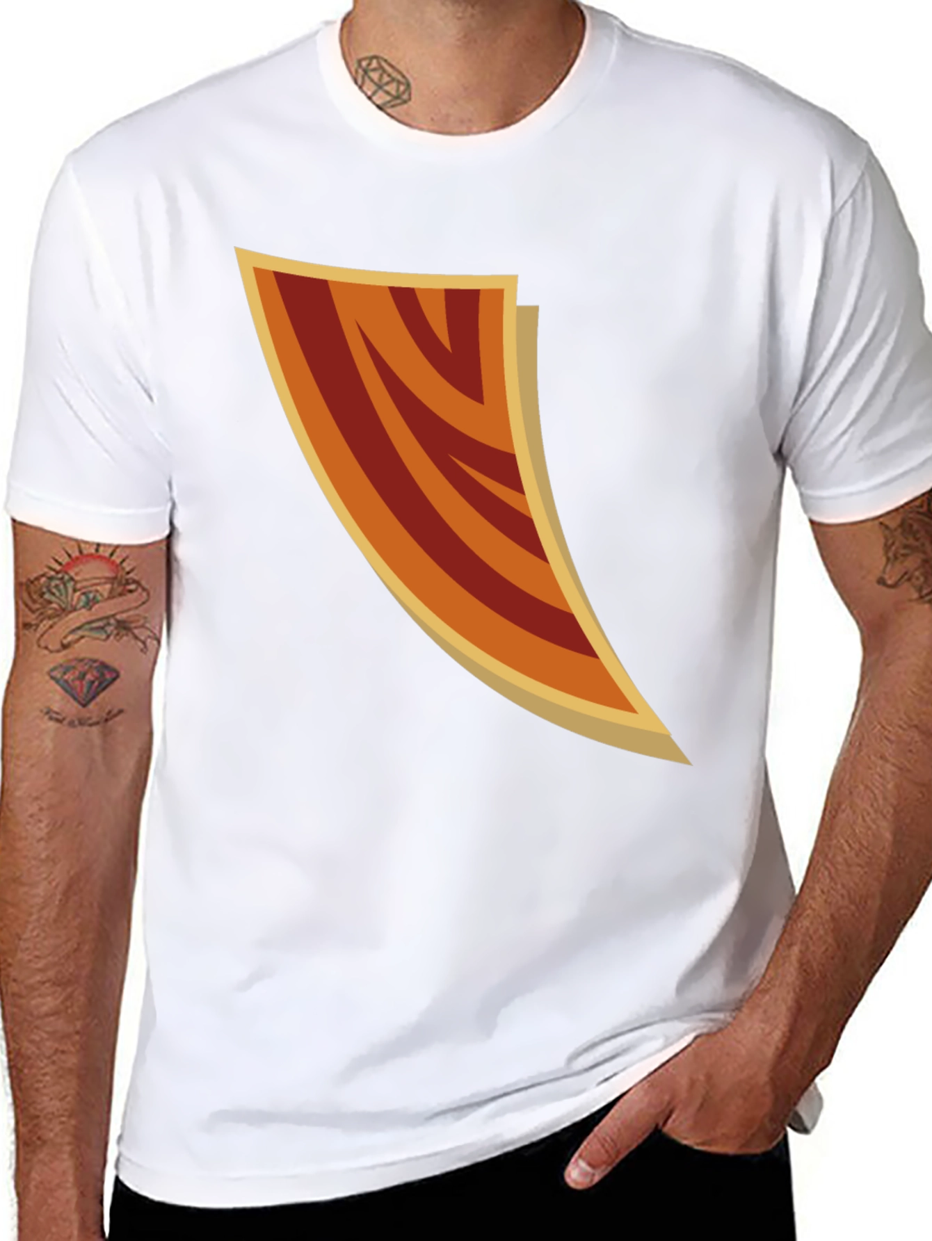 Stylish Graphic Tee - Abstract Design