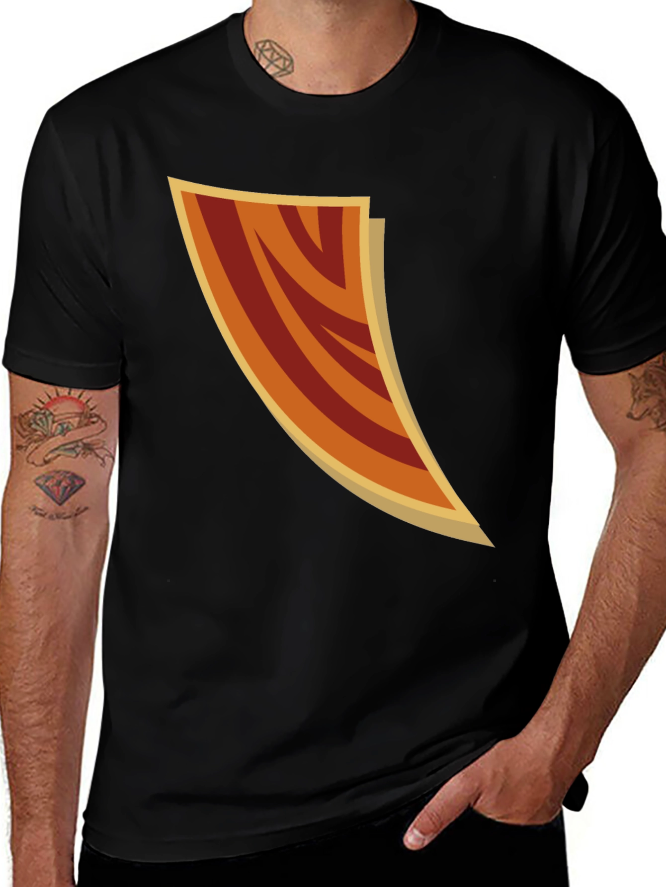 Stylish Graphic Tee - Abstract Design