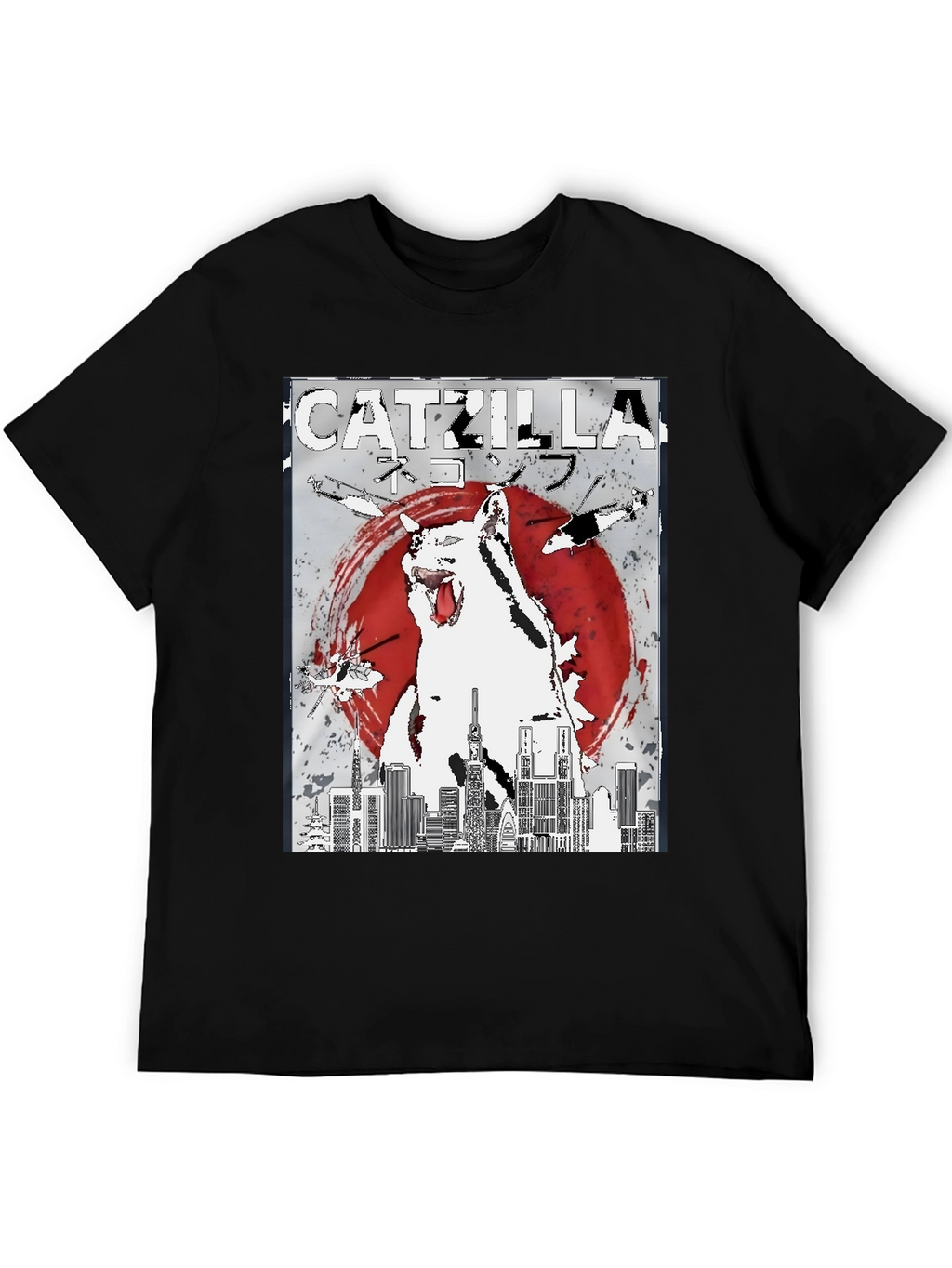 Catzilla T-Shirt: Feline Godzilla Graphic Tee