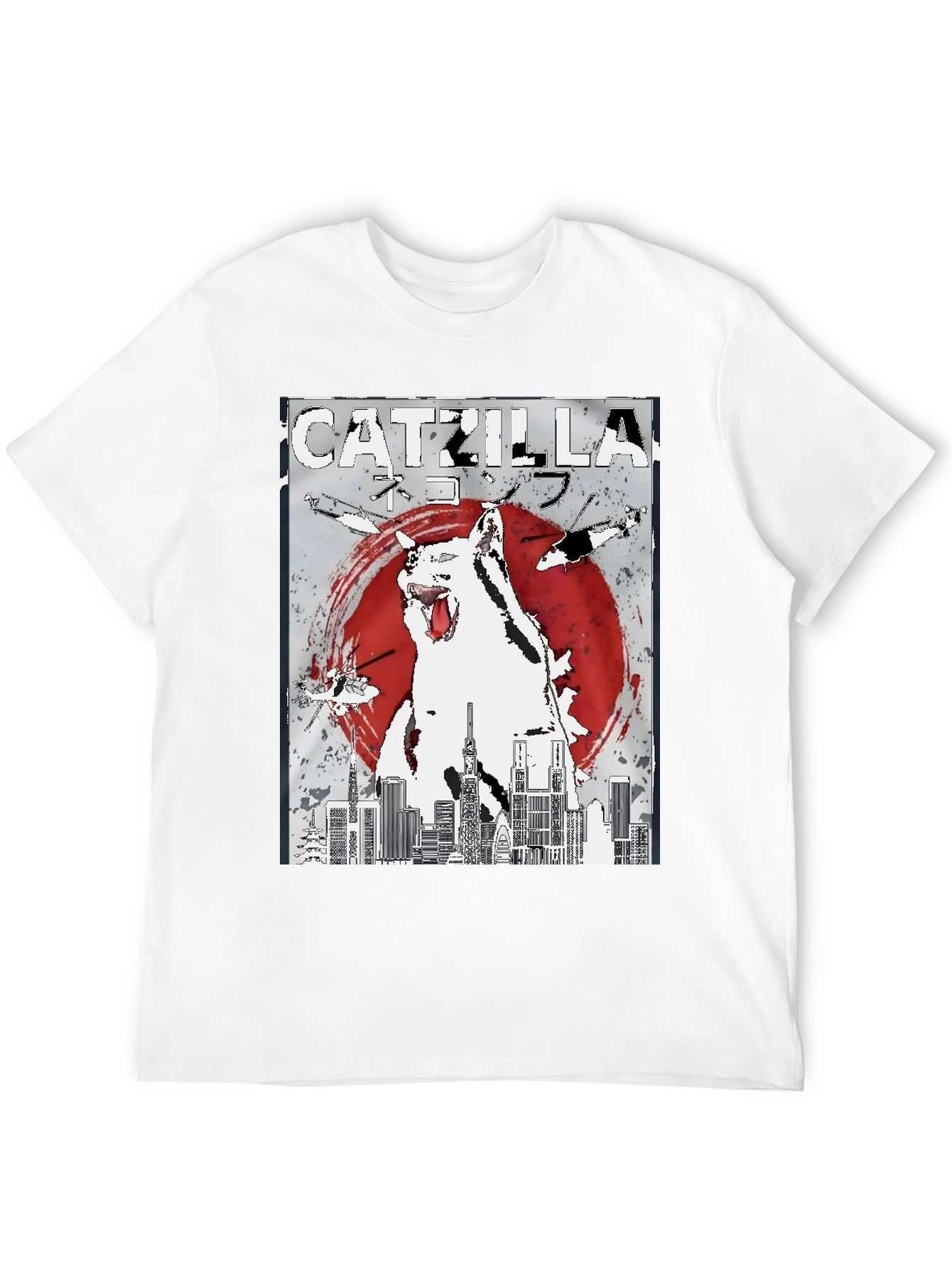 Catzilla T-Shirt: Feline Godzilla Graphic Tee