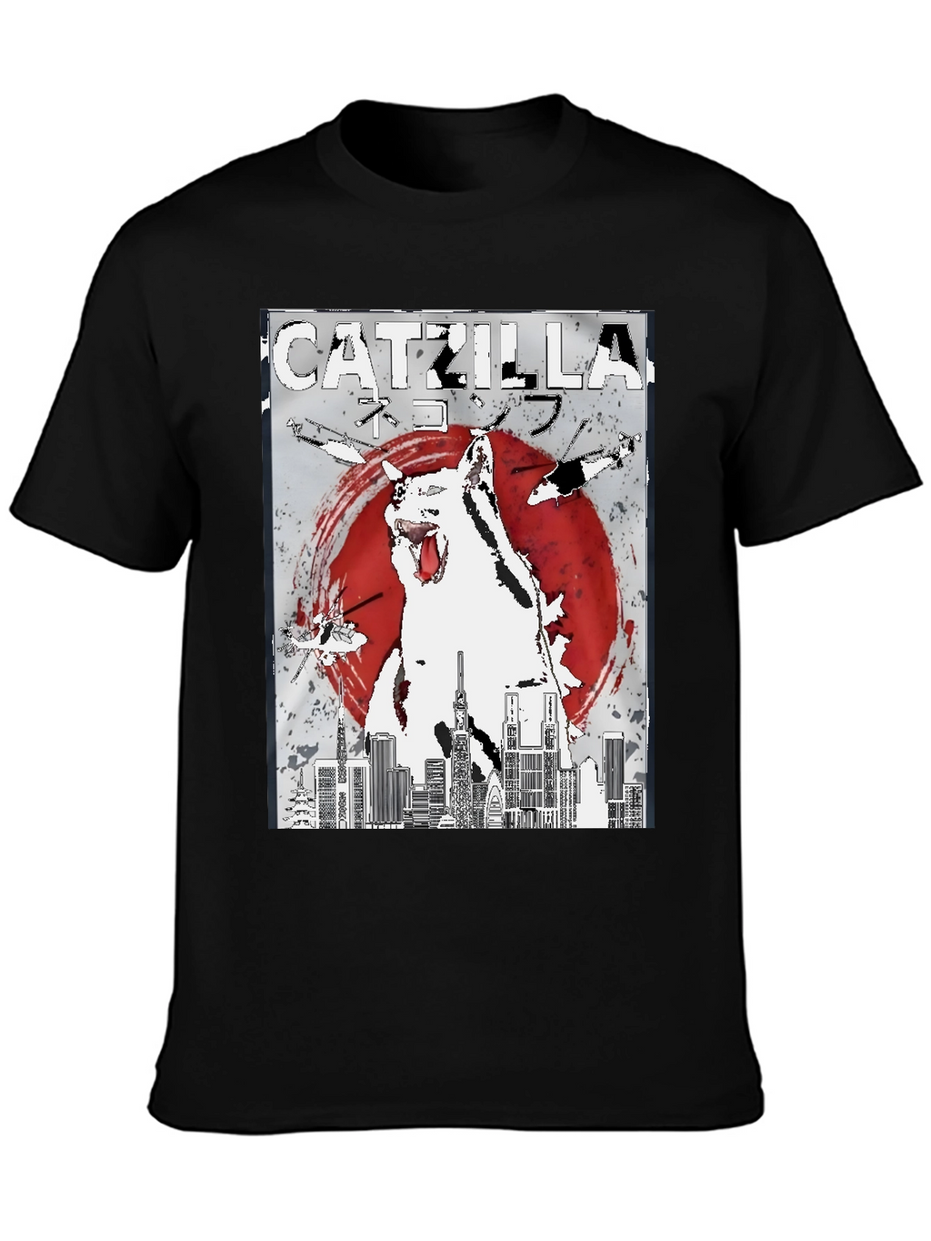 Catzilla T-Shirt: Feline Godzilla Graphic Tee