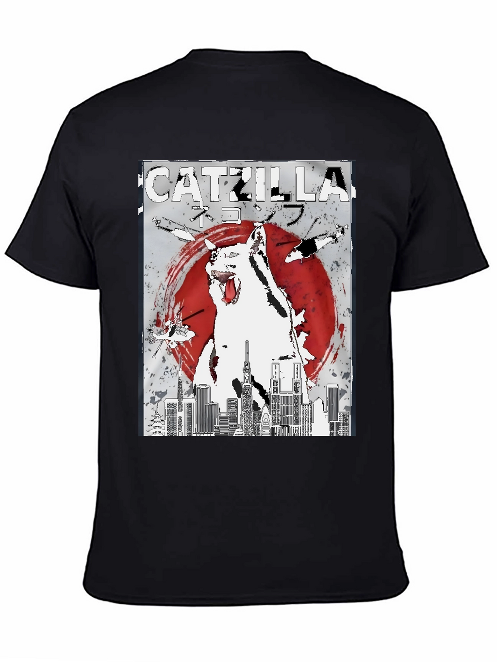 Catzilla T-Shirt: Feline Godzilla Graphic Tee