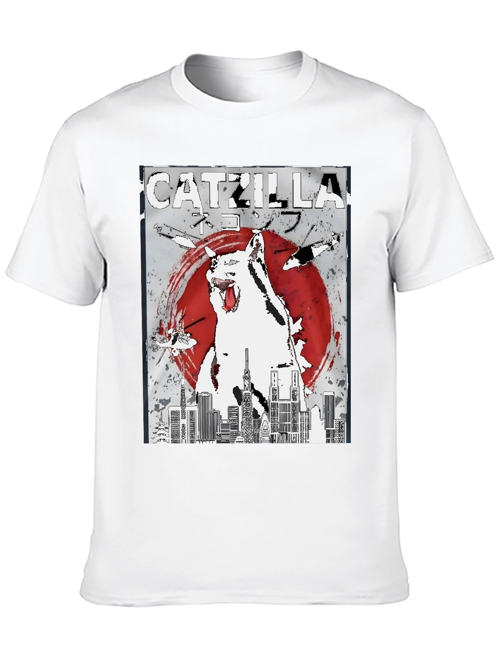 Catzilla T-Shirt: Feline Godzilla Graphic Tee
