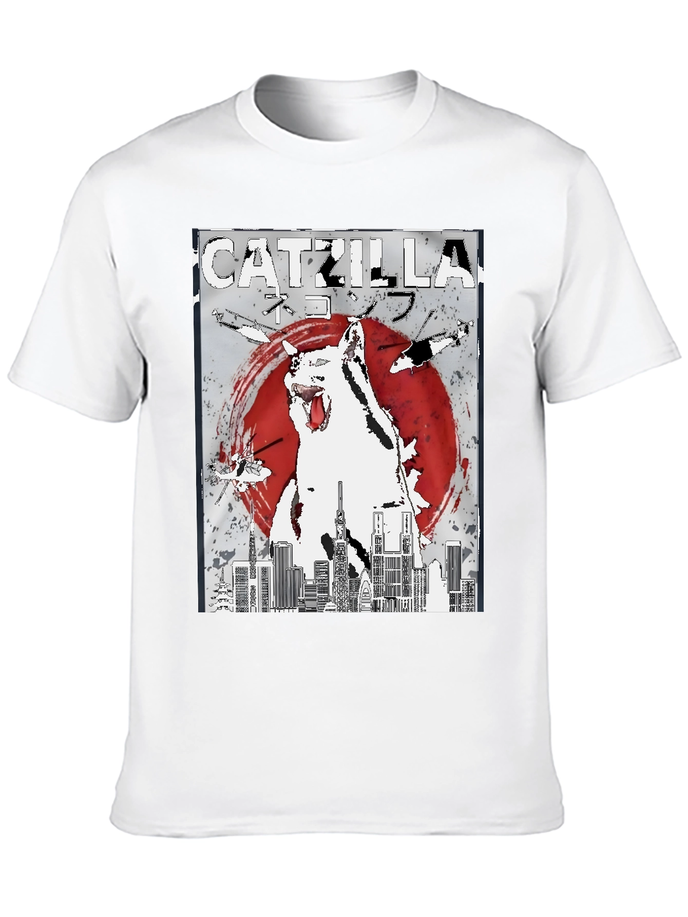 Catzilla T-Shirt: Feline Godzilla Graphic Tee