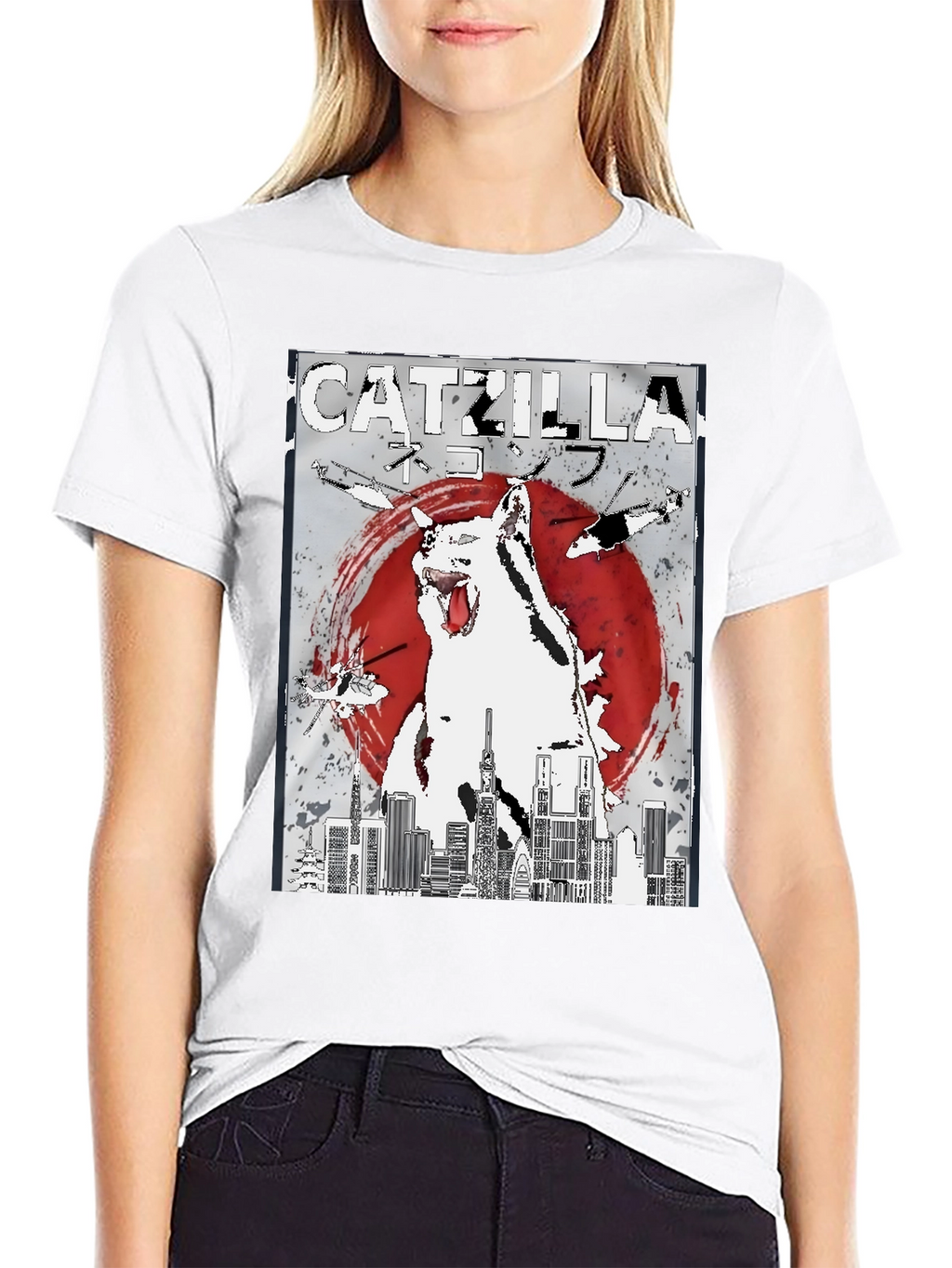 Catzilla T-Shirt: Feline Godzilla Graphic Tee
