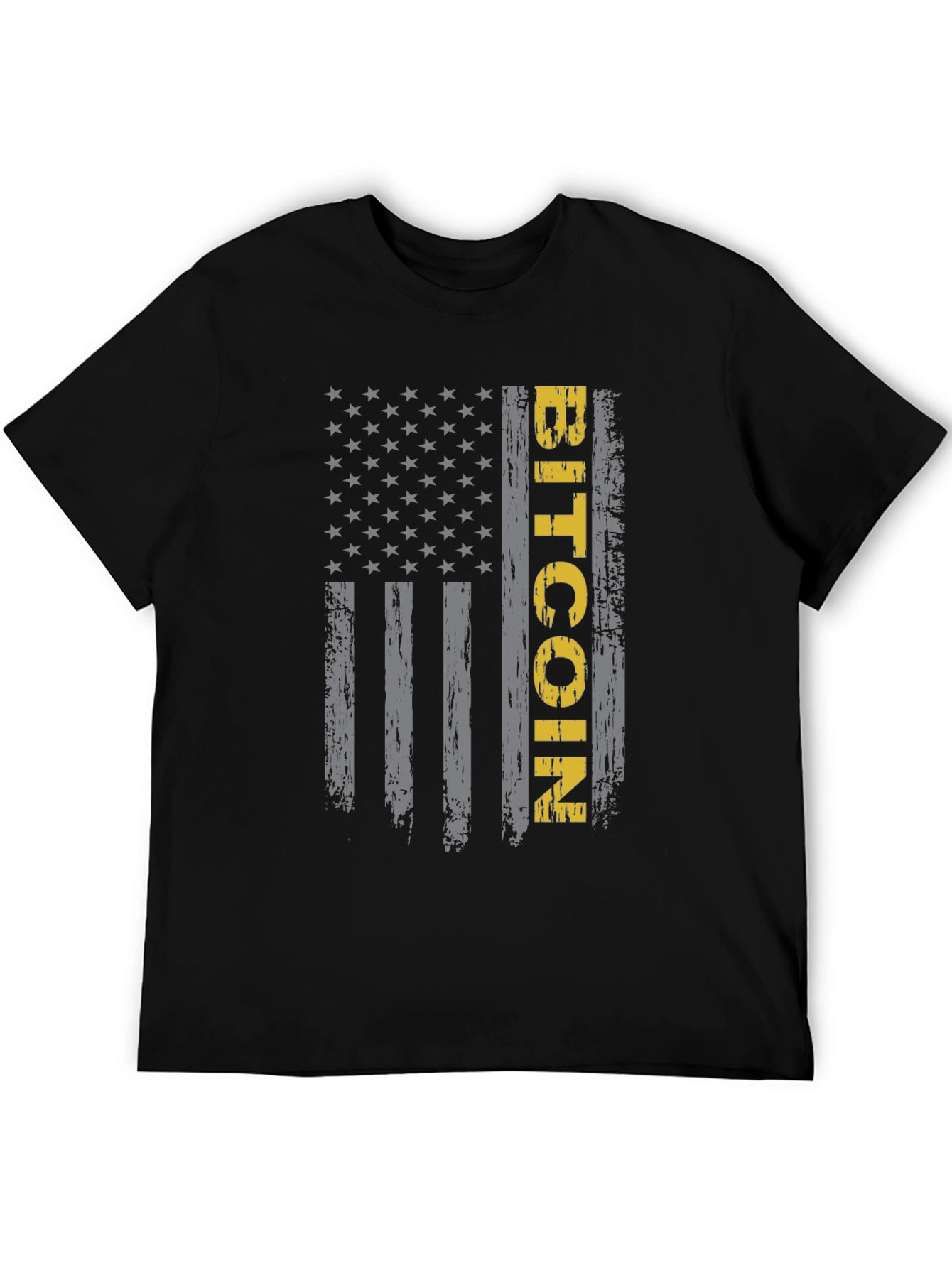 Bitcoin American Flag Graphic Tee - Crypto T-Shirt
