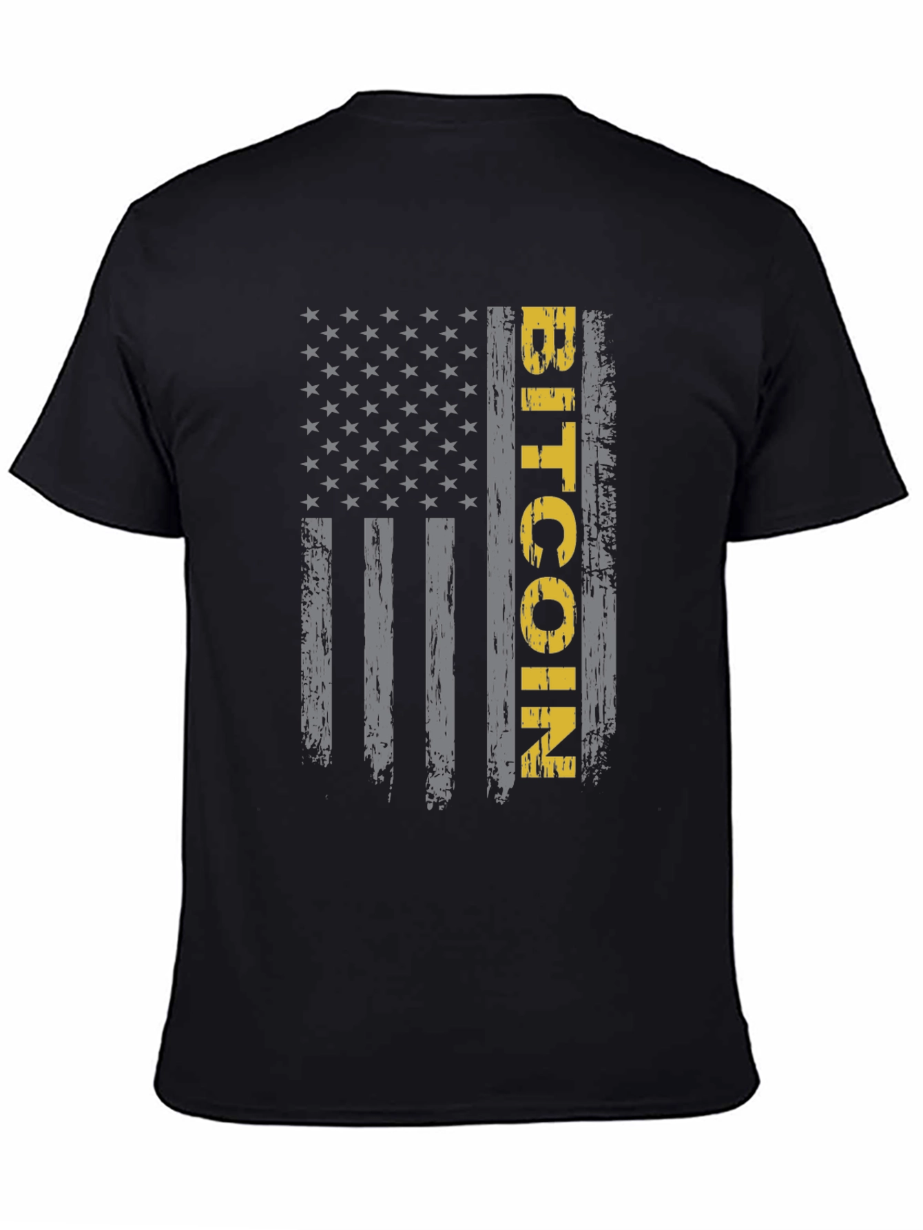 Bitcoin American Flag Graphic Tee - Crypto T-Shirt
