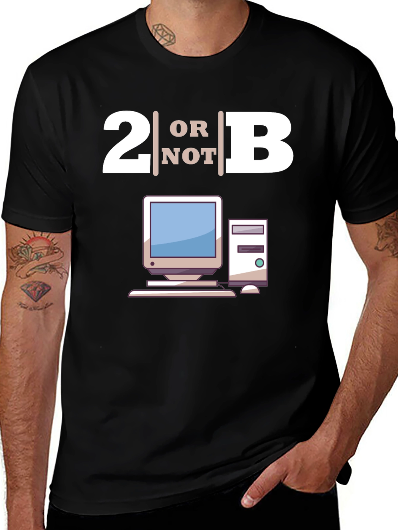 2B or Not 2B T-Shirt - Computer Lovers Tee