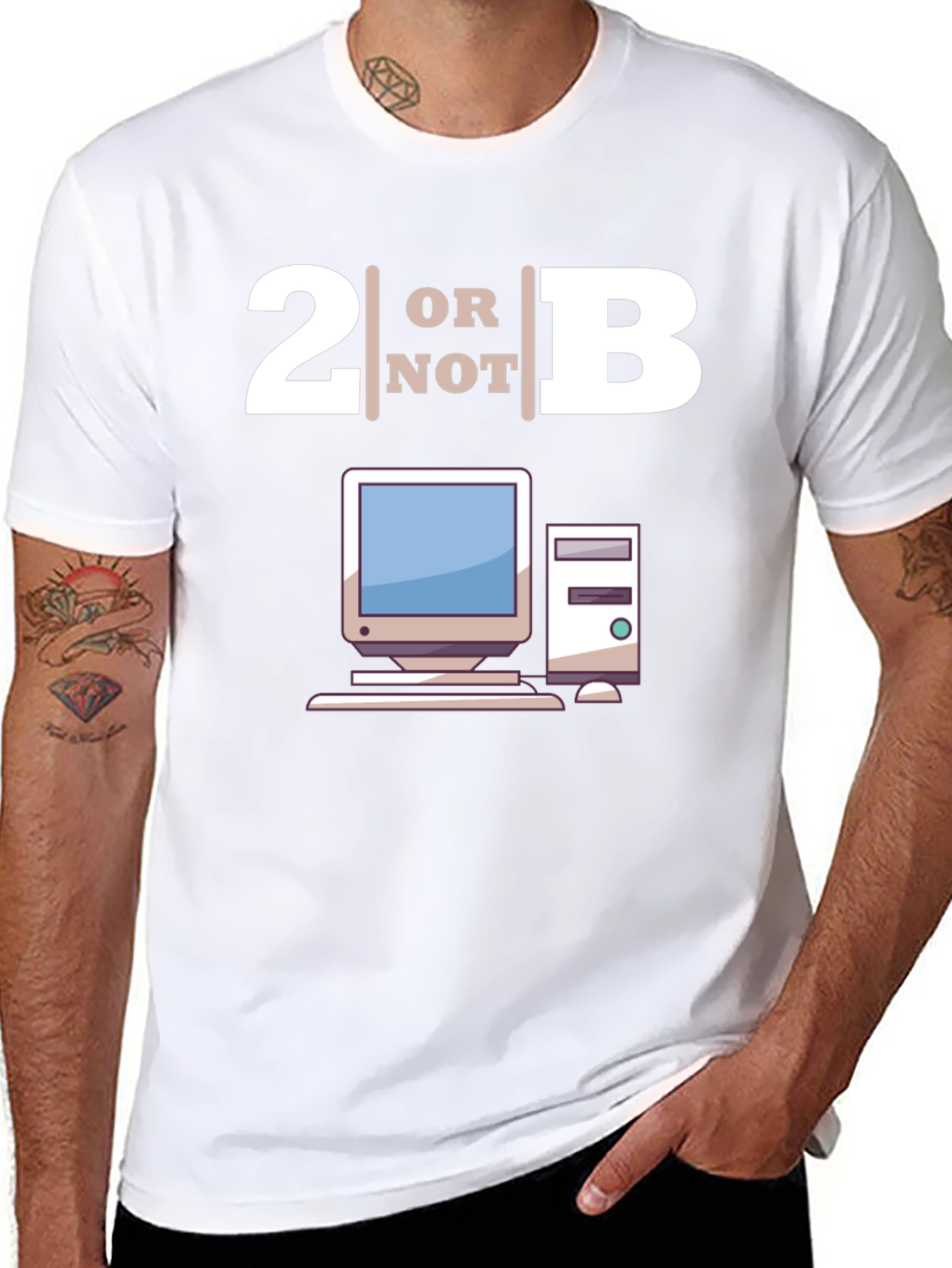 2B or Not 2B T-Shirt - Computer Lovers Tee