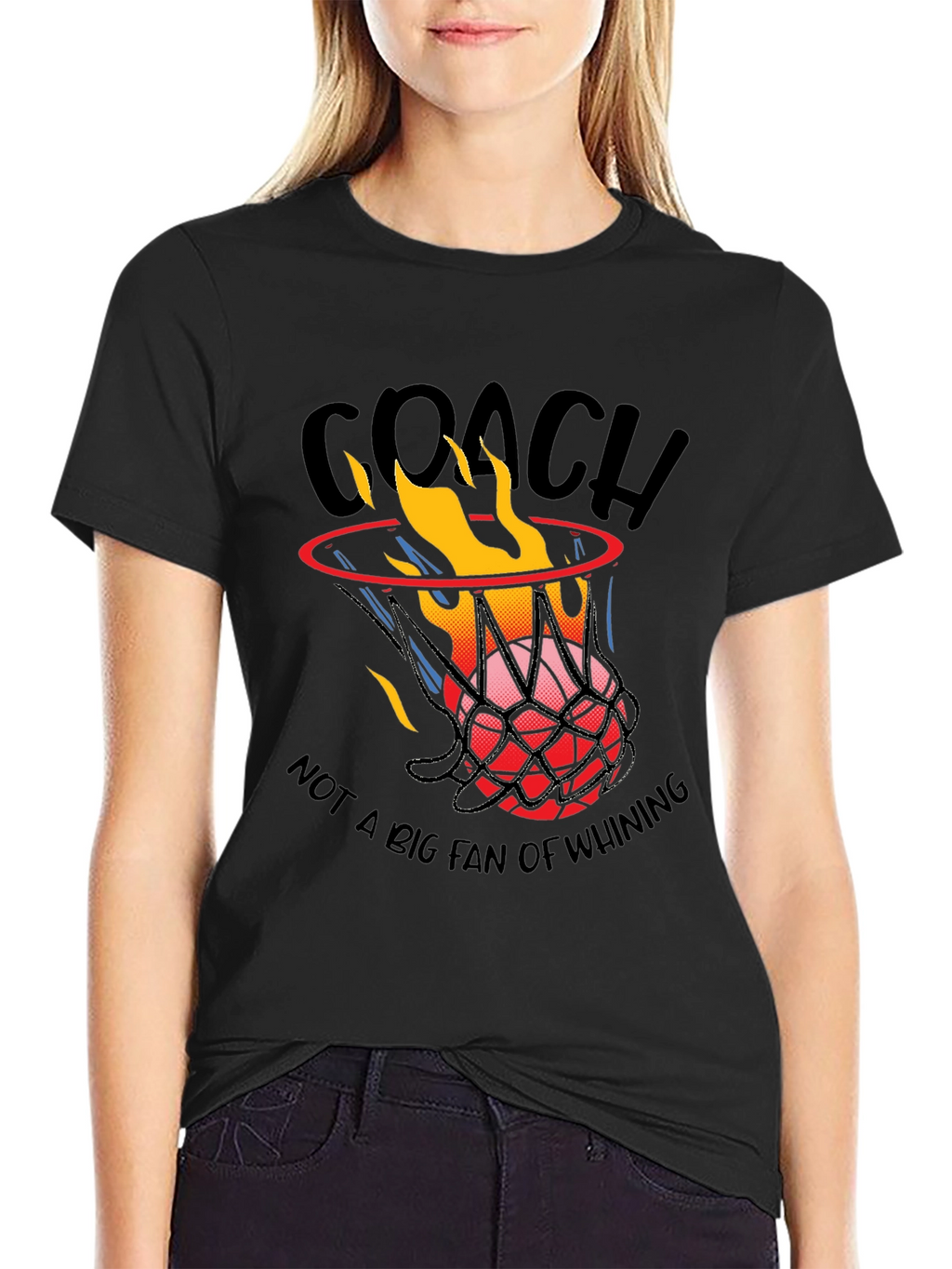 Coach Basketball Graphic T-Shirt