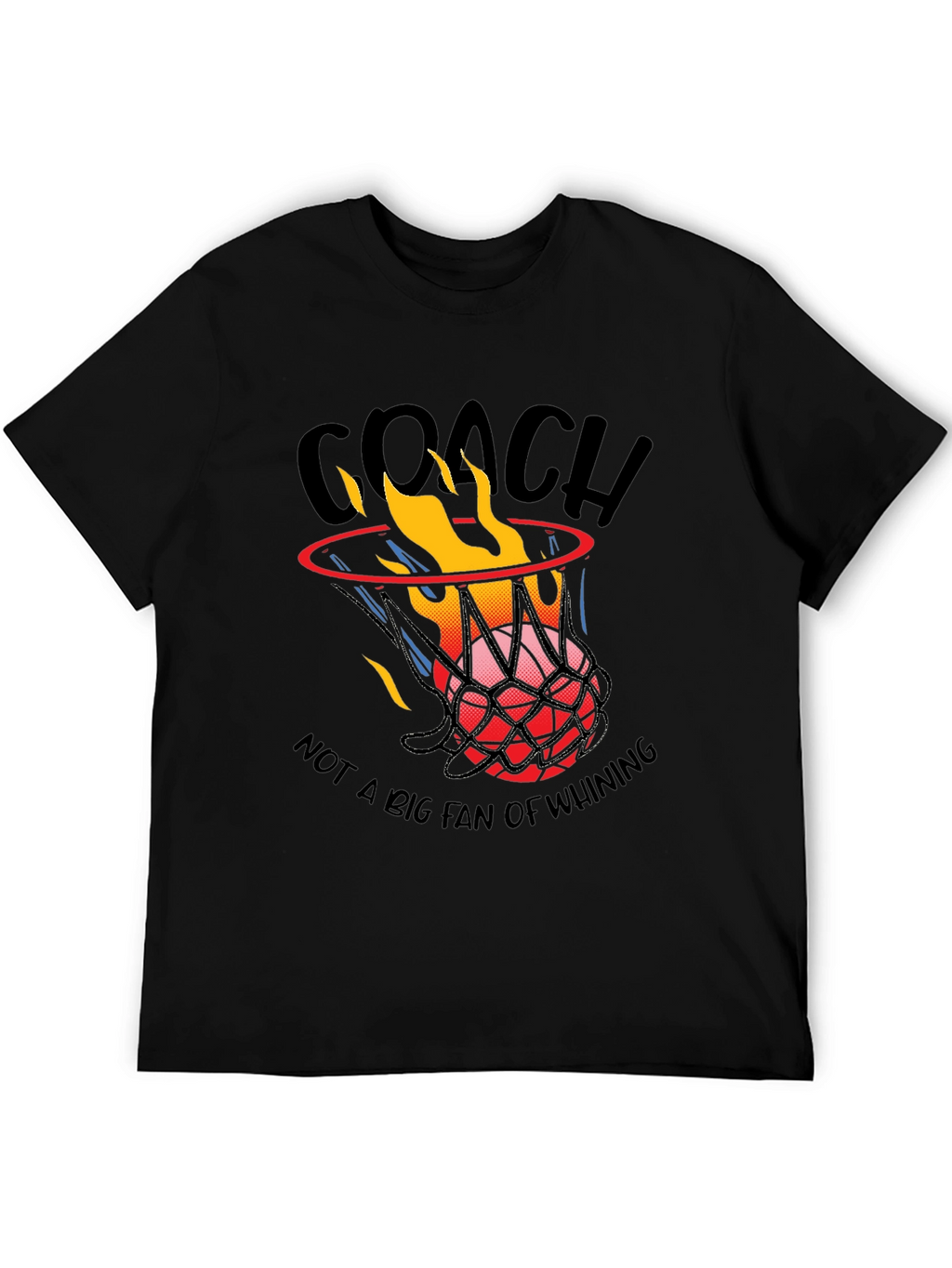 Coach Basketball Graphic T-Shirt