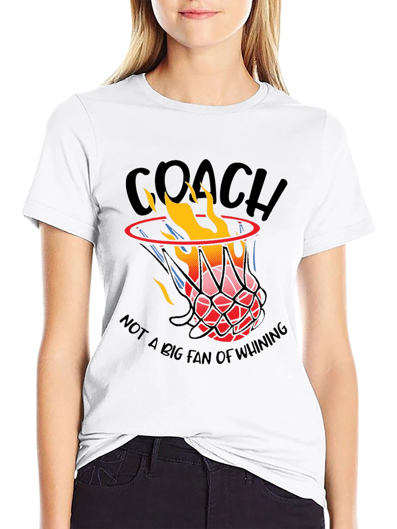 Coach Basketball Graphic T-Shirt