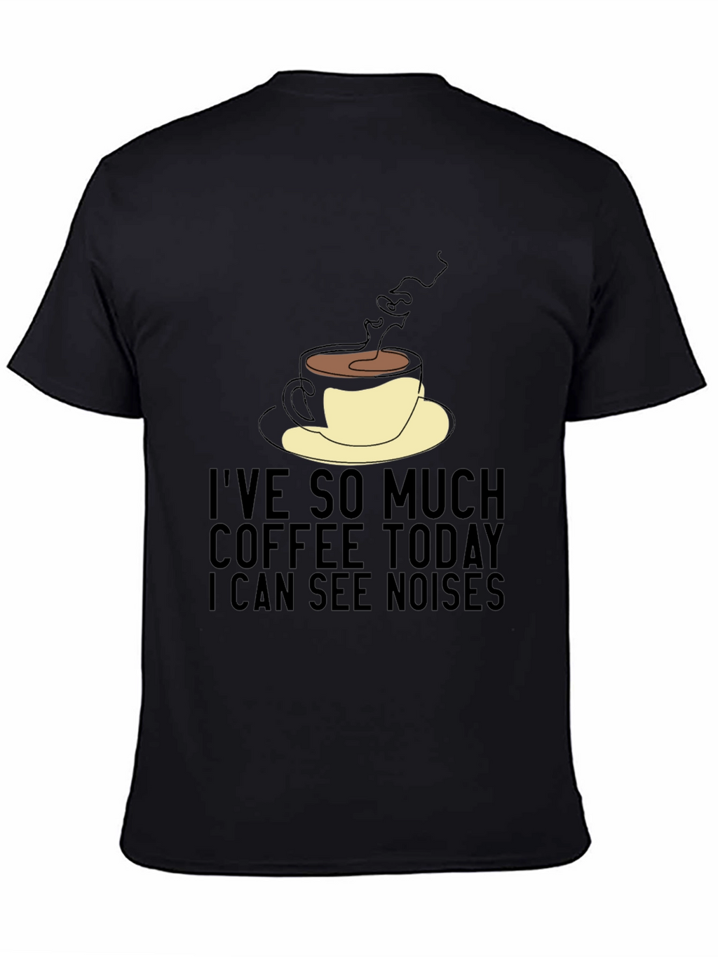 Coffee Lovers Tee: I See Noises Graphic