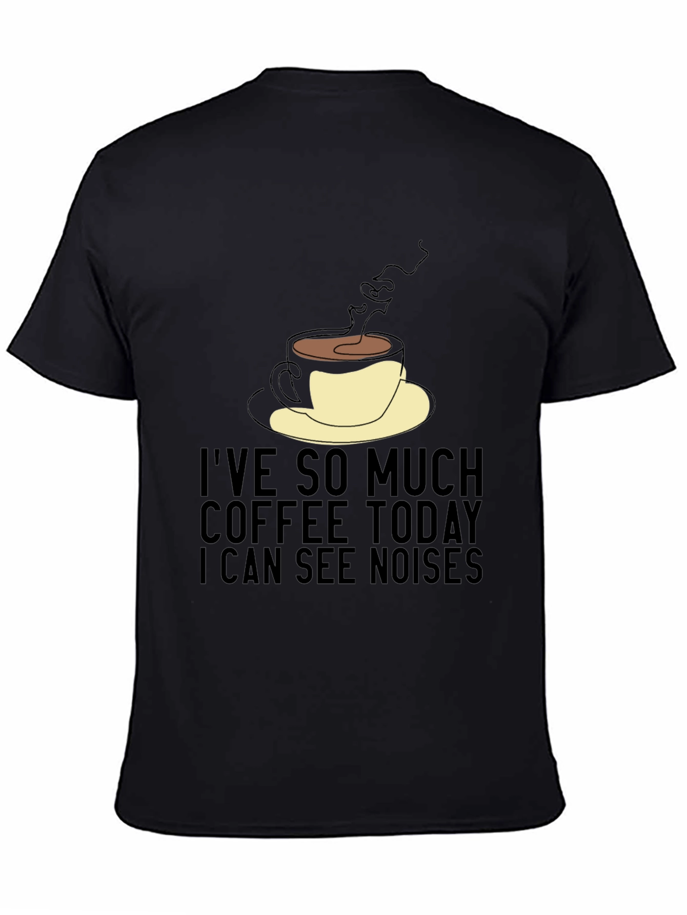 Coffee Lovers Tee: I See Noises Graphic