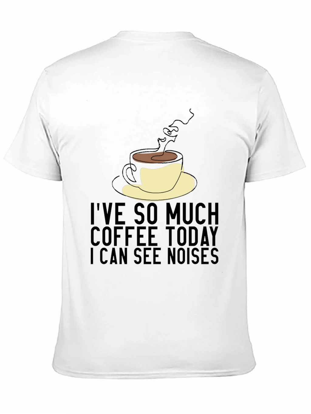 Coffee Lovers Tee: I See Noises Graphic