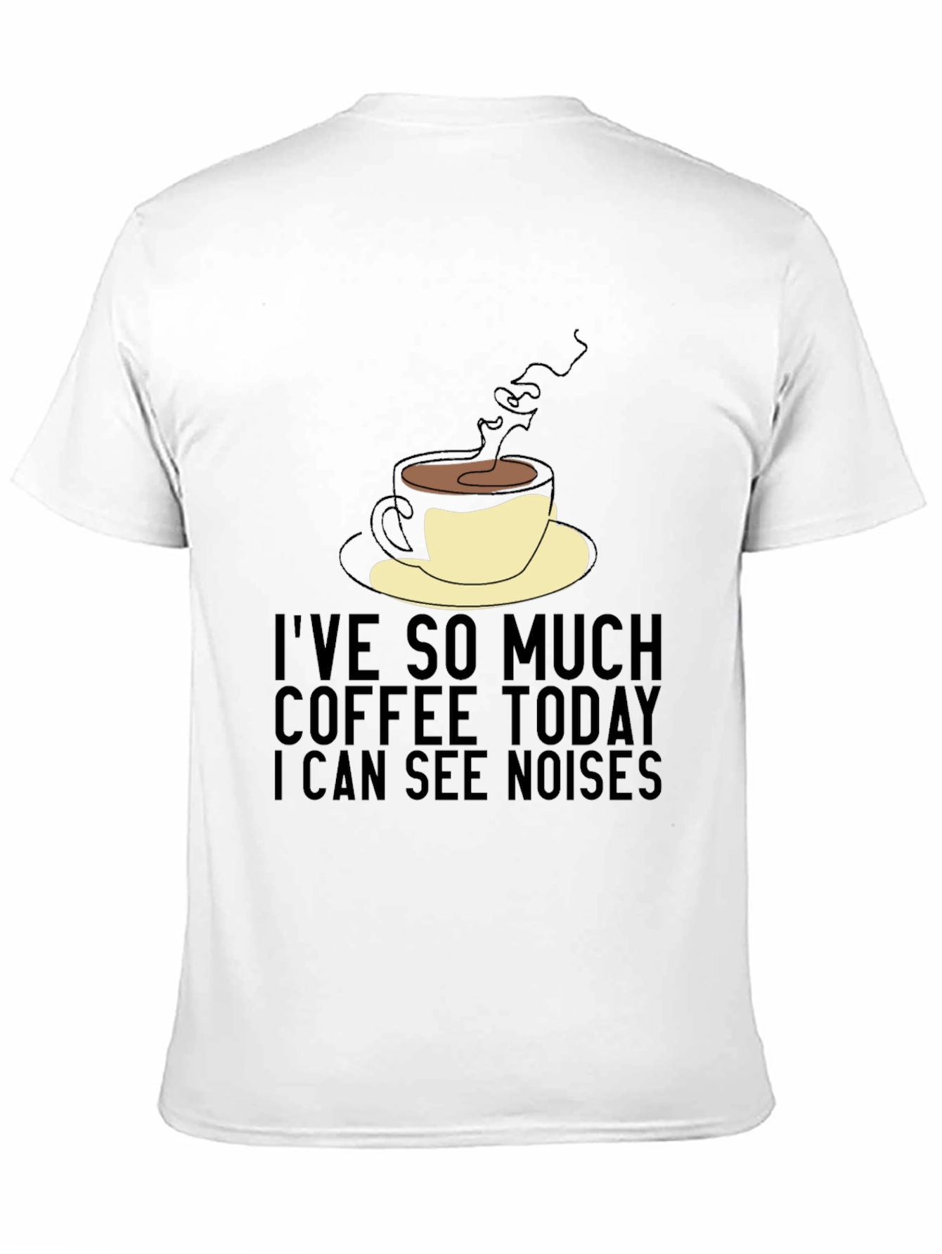 Coffee Lovers Tee: I See Noises Graphic
