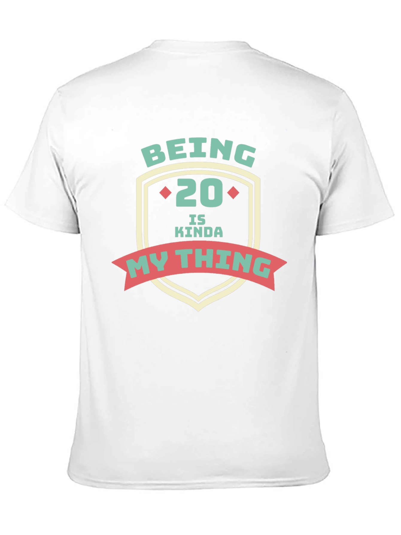 Being 20 Is Kinda My Thing Graphic Tee - Black