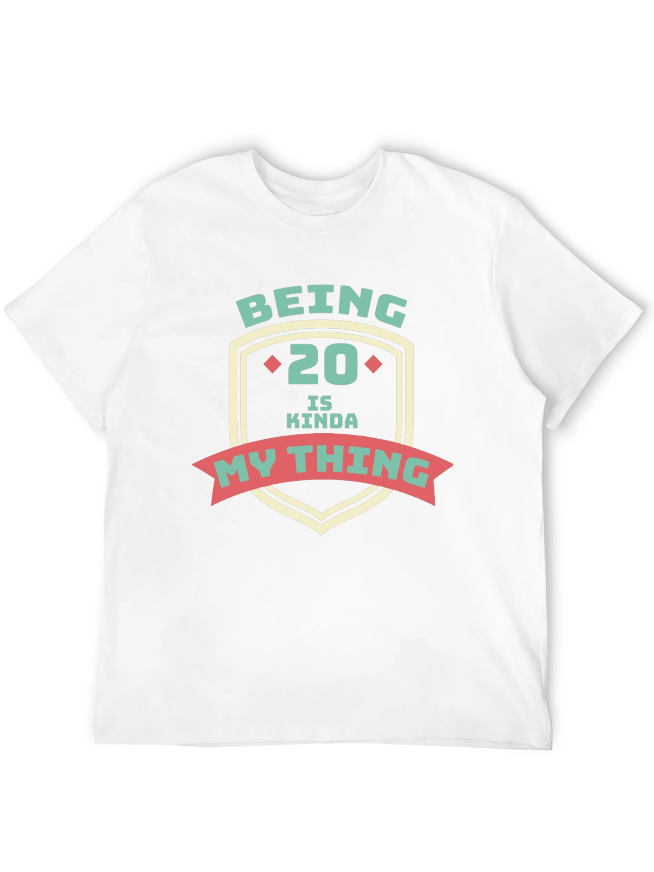 Being 20 Is Kinda My Thing Graphic Tee - Black