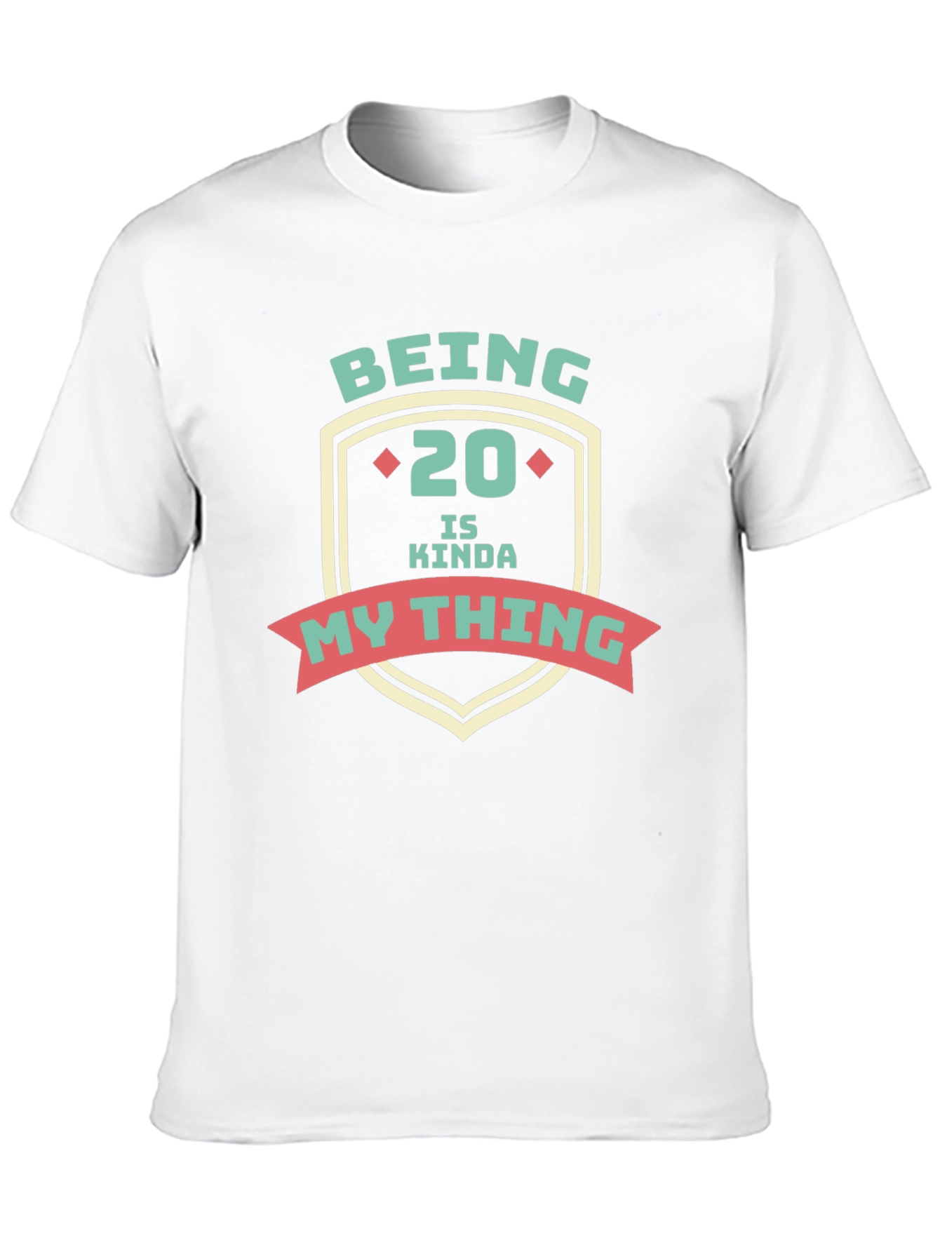 Being 20 Is Kinda My Thing Graphic Tee - Black
