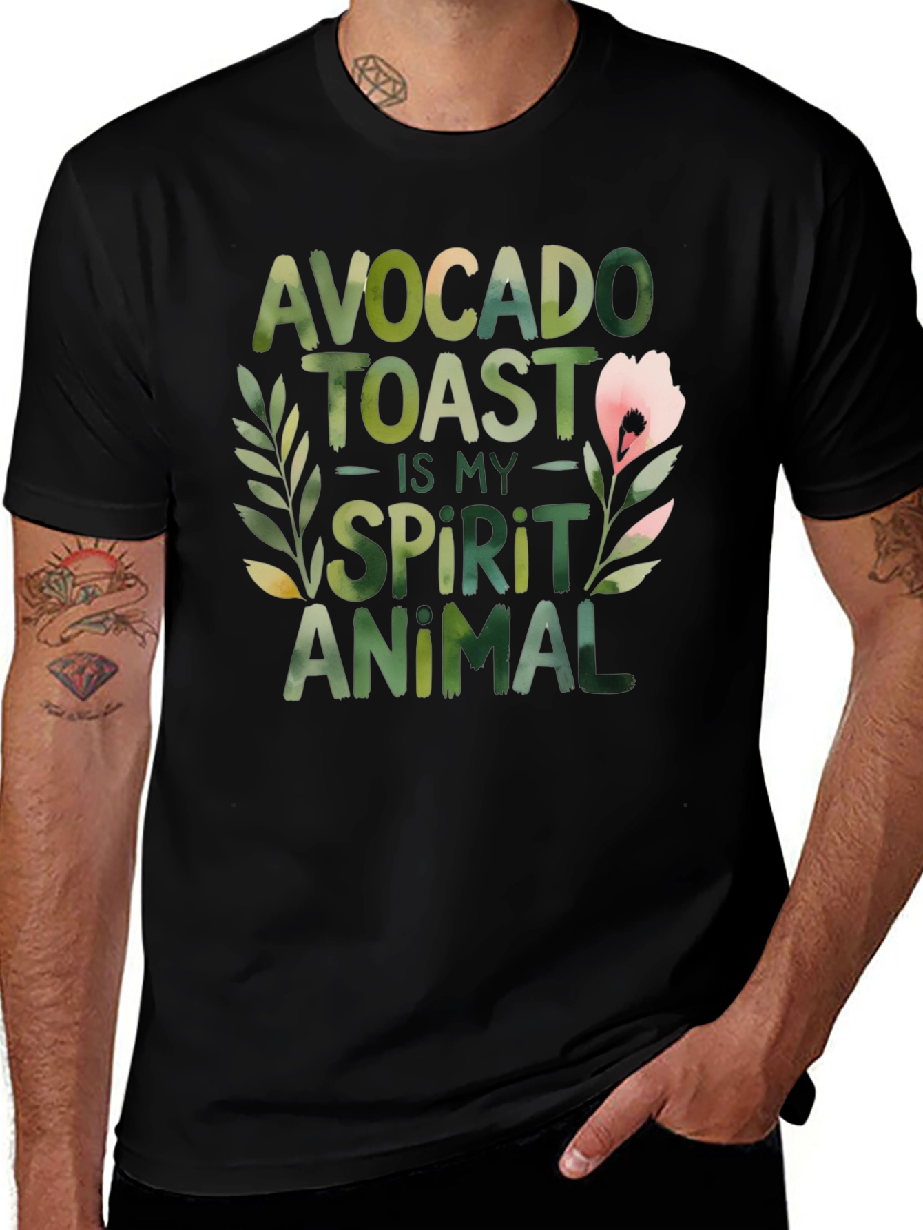 Avocado Toast Spirit Animal Graphic Tee