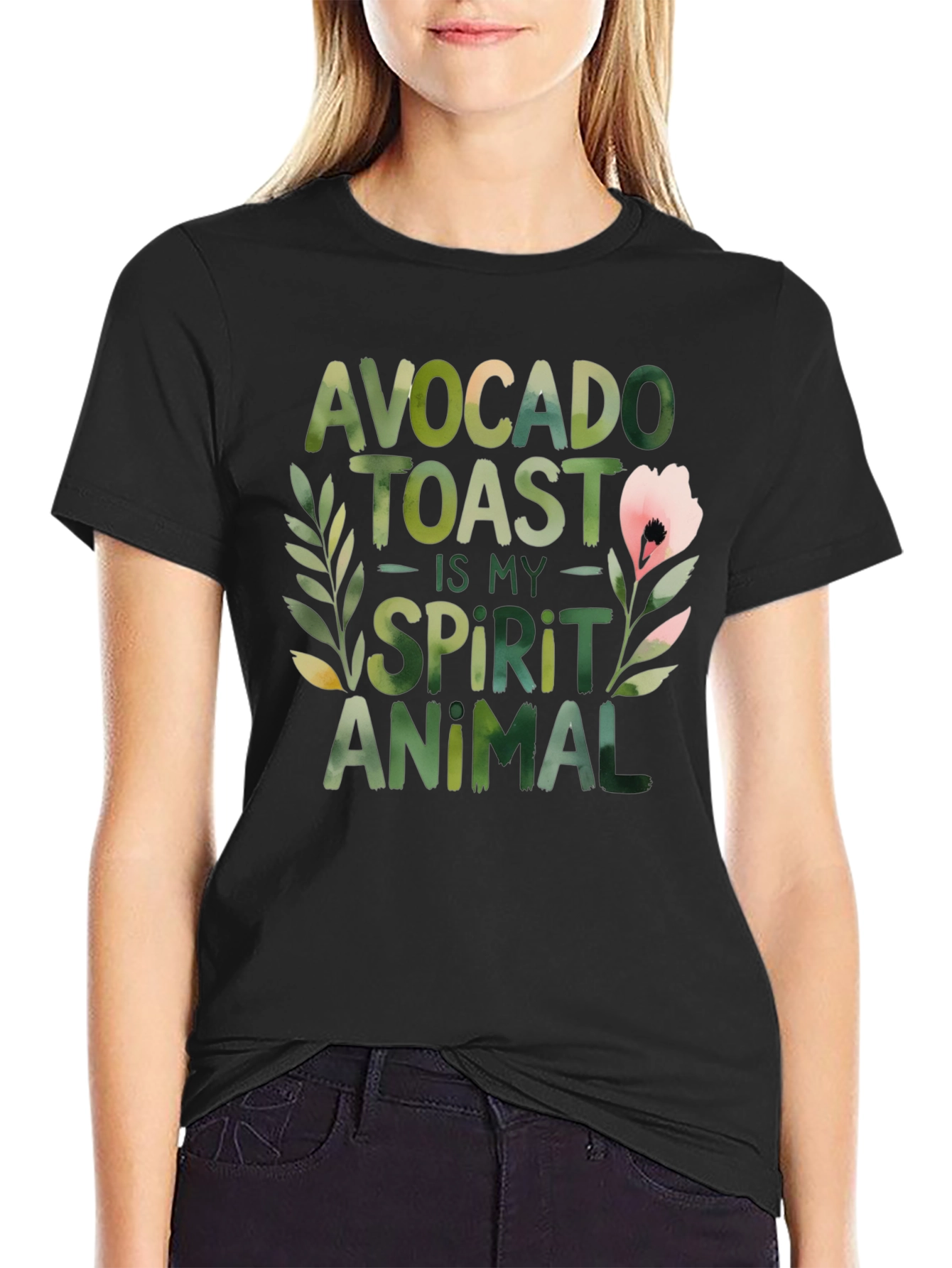 Avocado Toast Spirit Animal Graphic Tee