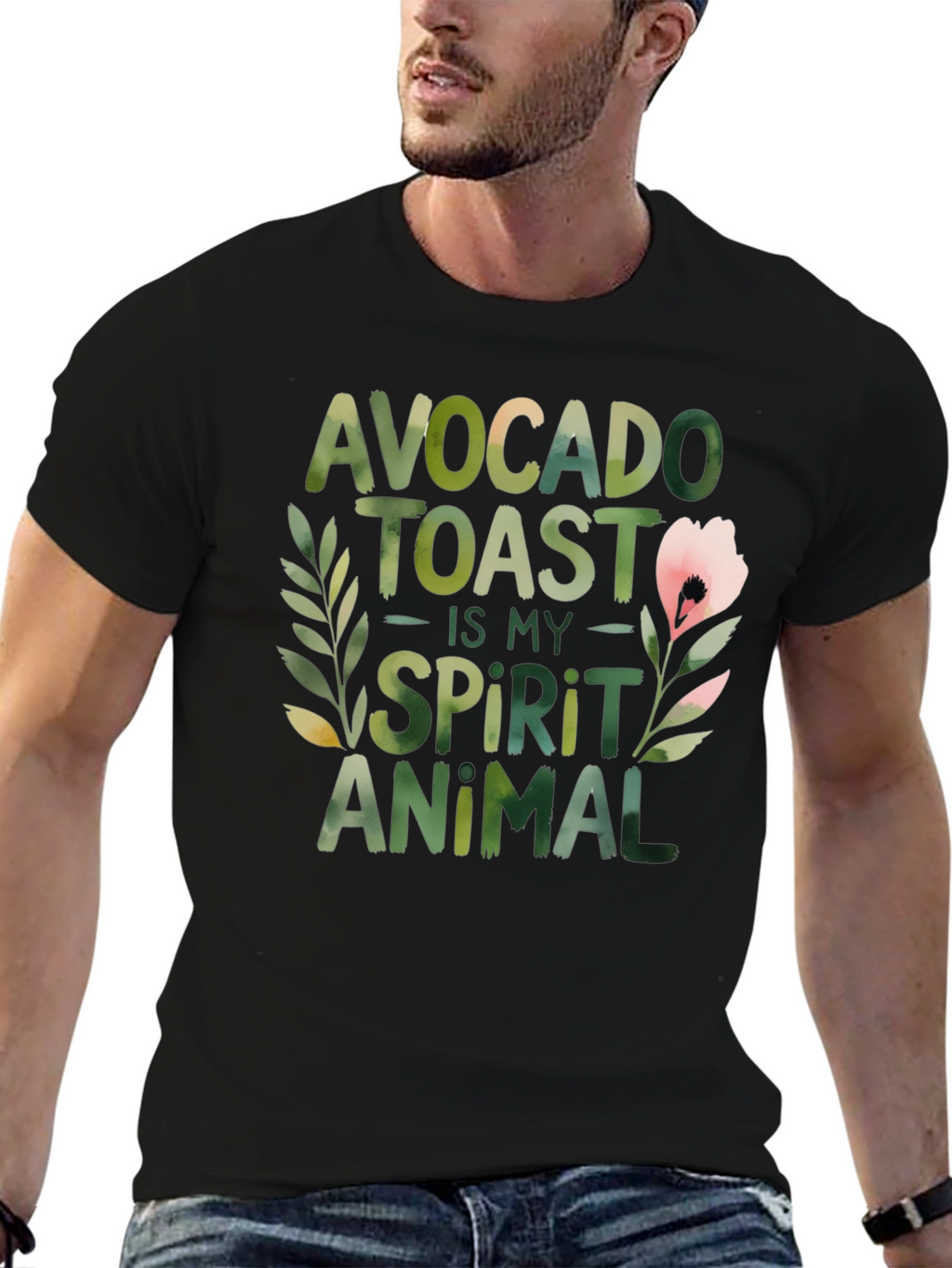 Avocado Toast Spirit Animal Graphic Tee