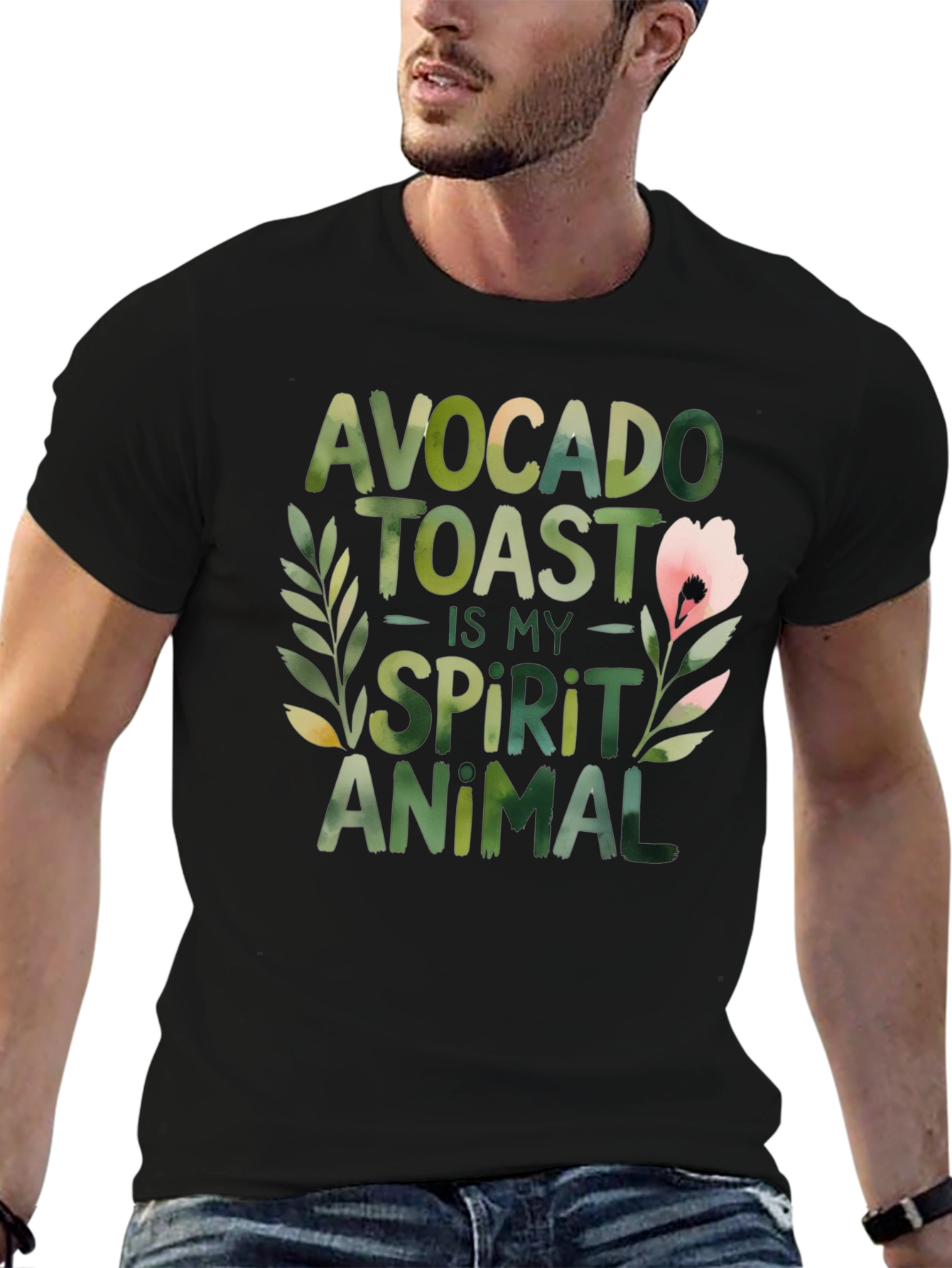 Avocado Toast Spirit Animal Graphic Tee