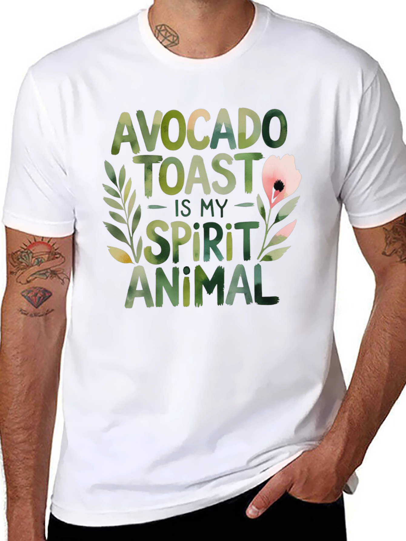 Avocado Toast Spirit Animal Graphic Tee