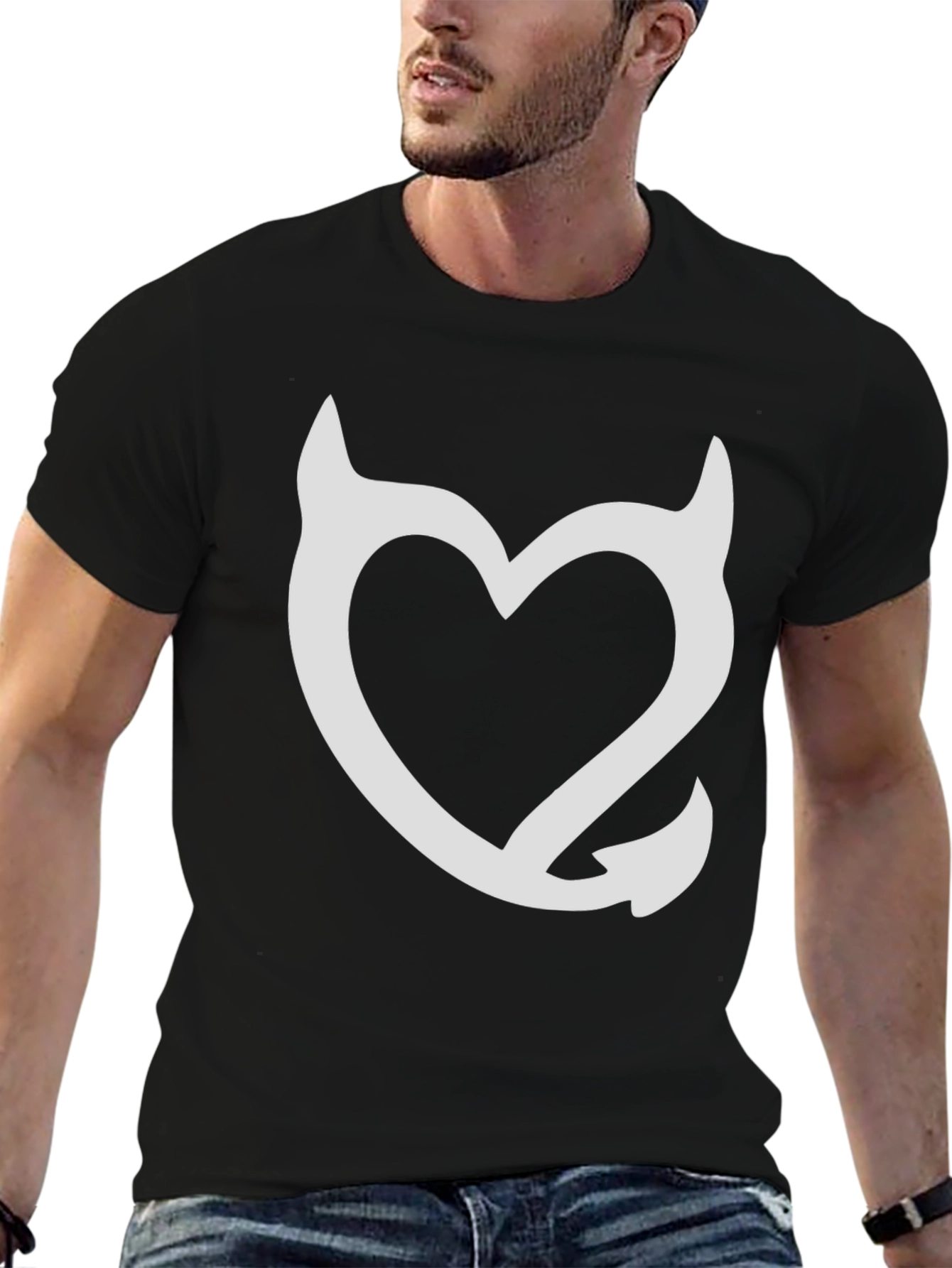Devil Heart Black T-Shirt