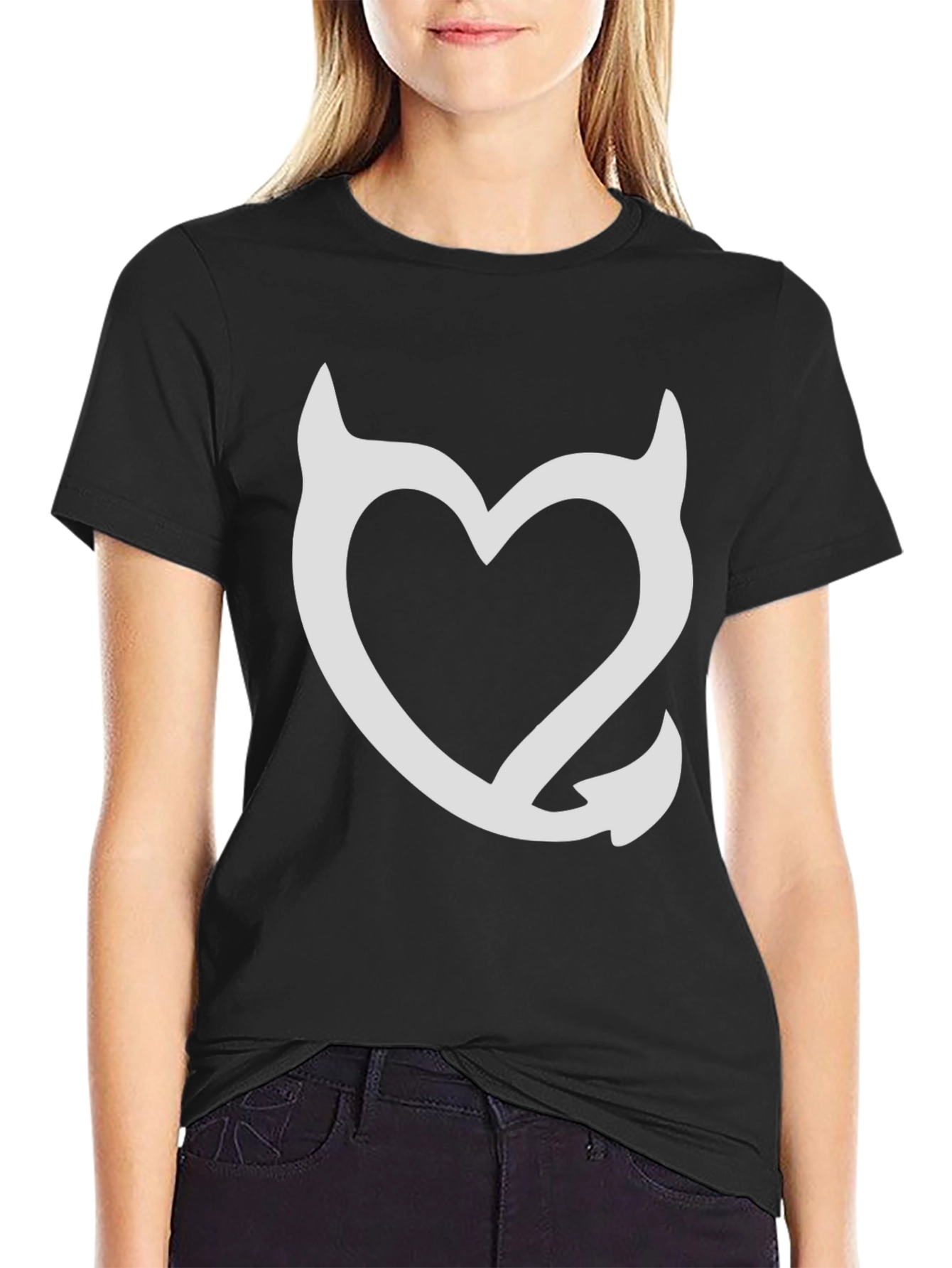 Devil Heart Black T-Shirt
