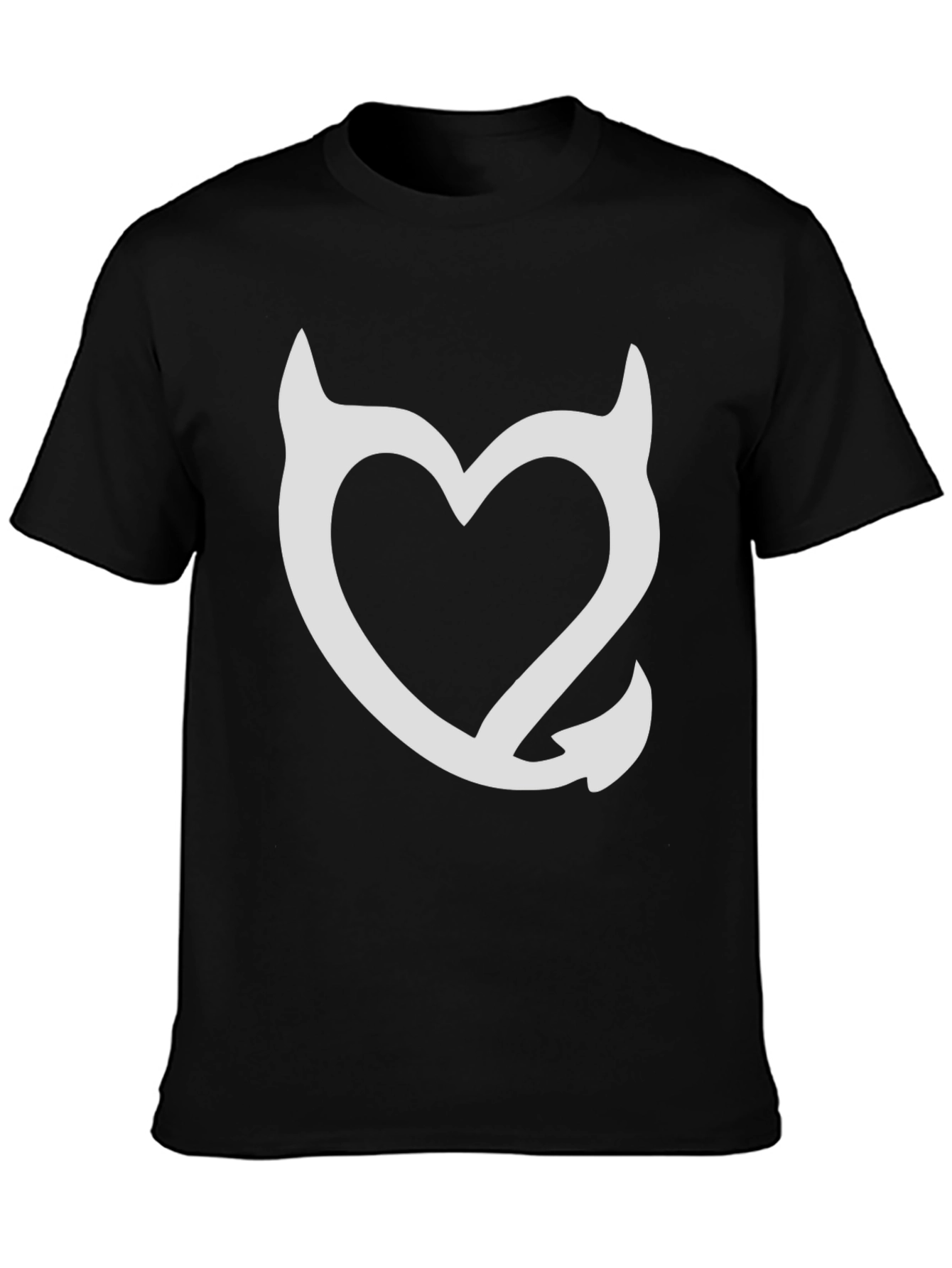 Devil Heart Black T-Shirt