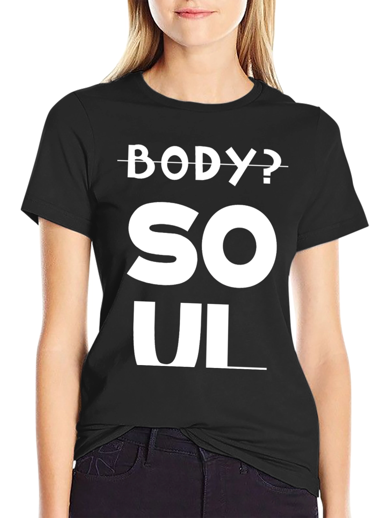 Body or Soul Graphic Tee - Black Unisex T-Shirt