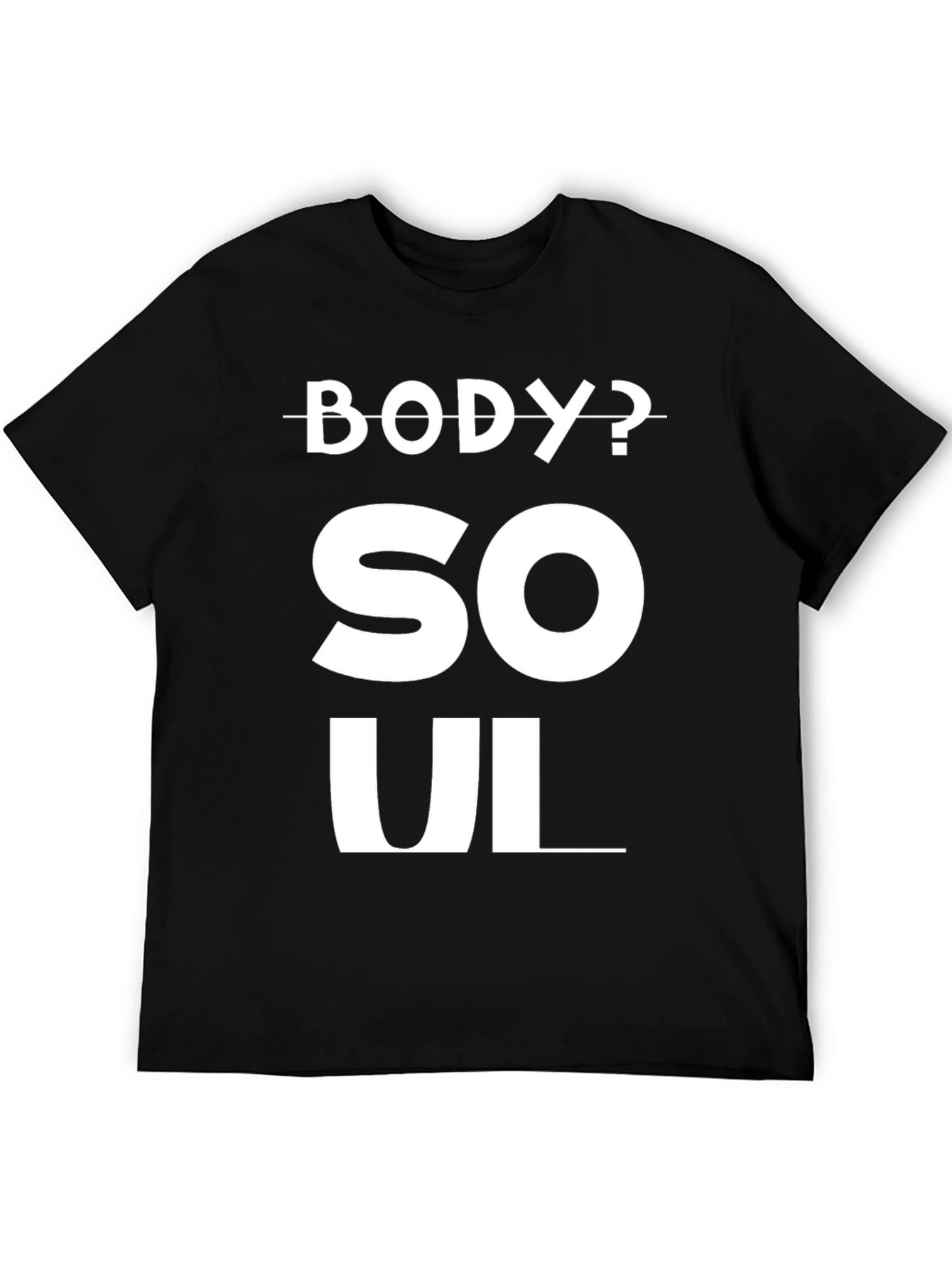 Body or Soul Graphic Tee - Black Unisex T-Shirt
