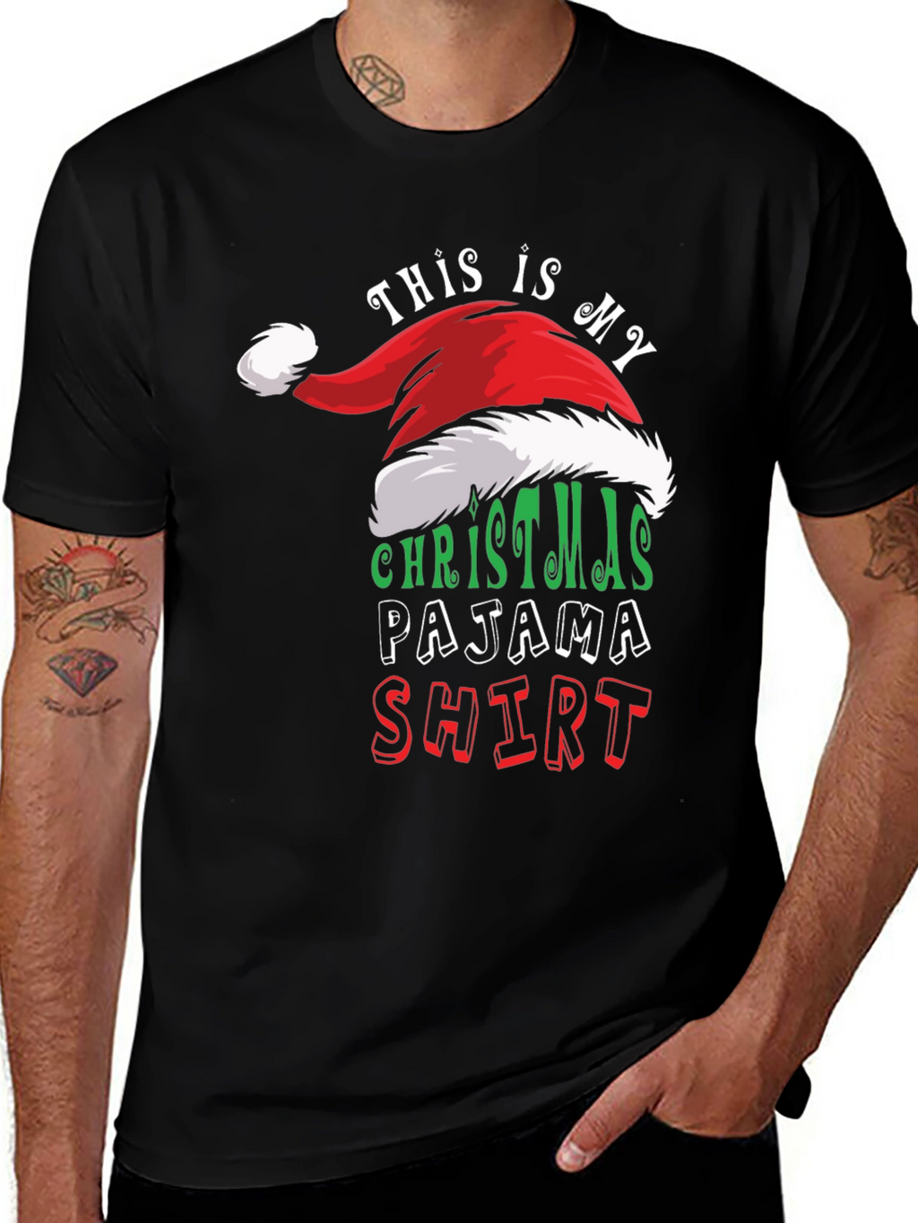 Christmas Pajama Shirt Graphic Tee