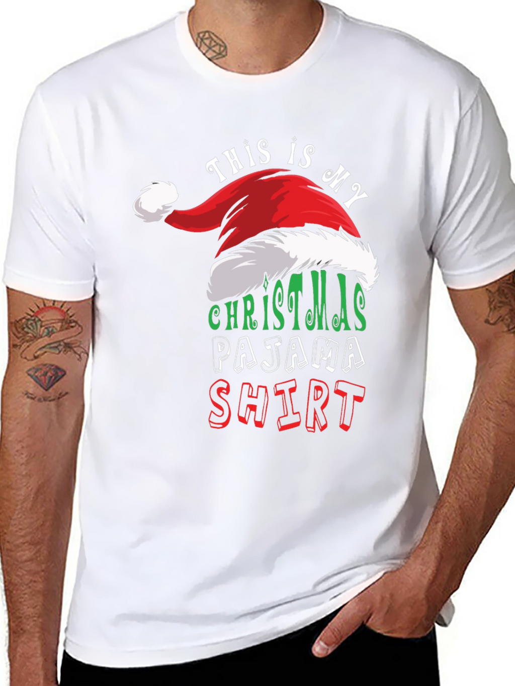Christmas Pajama Shirt Graphic Tee