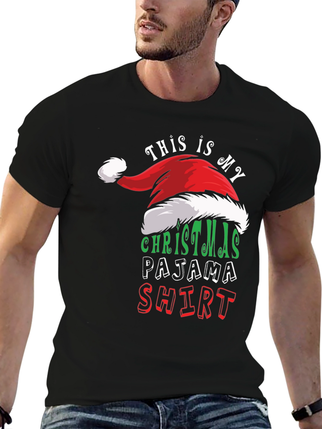 Christmas Pajama Shirt Graphic Tee