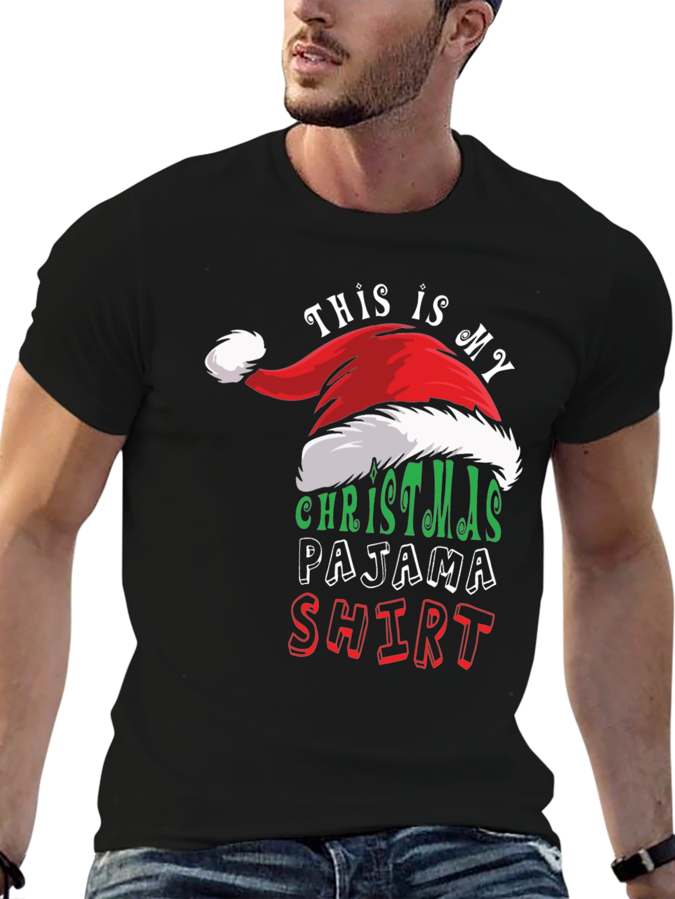 Christmas Pajama Shirt Graphic Tee