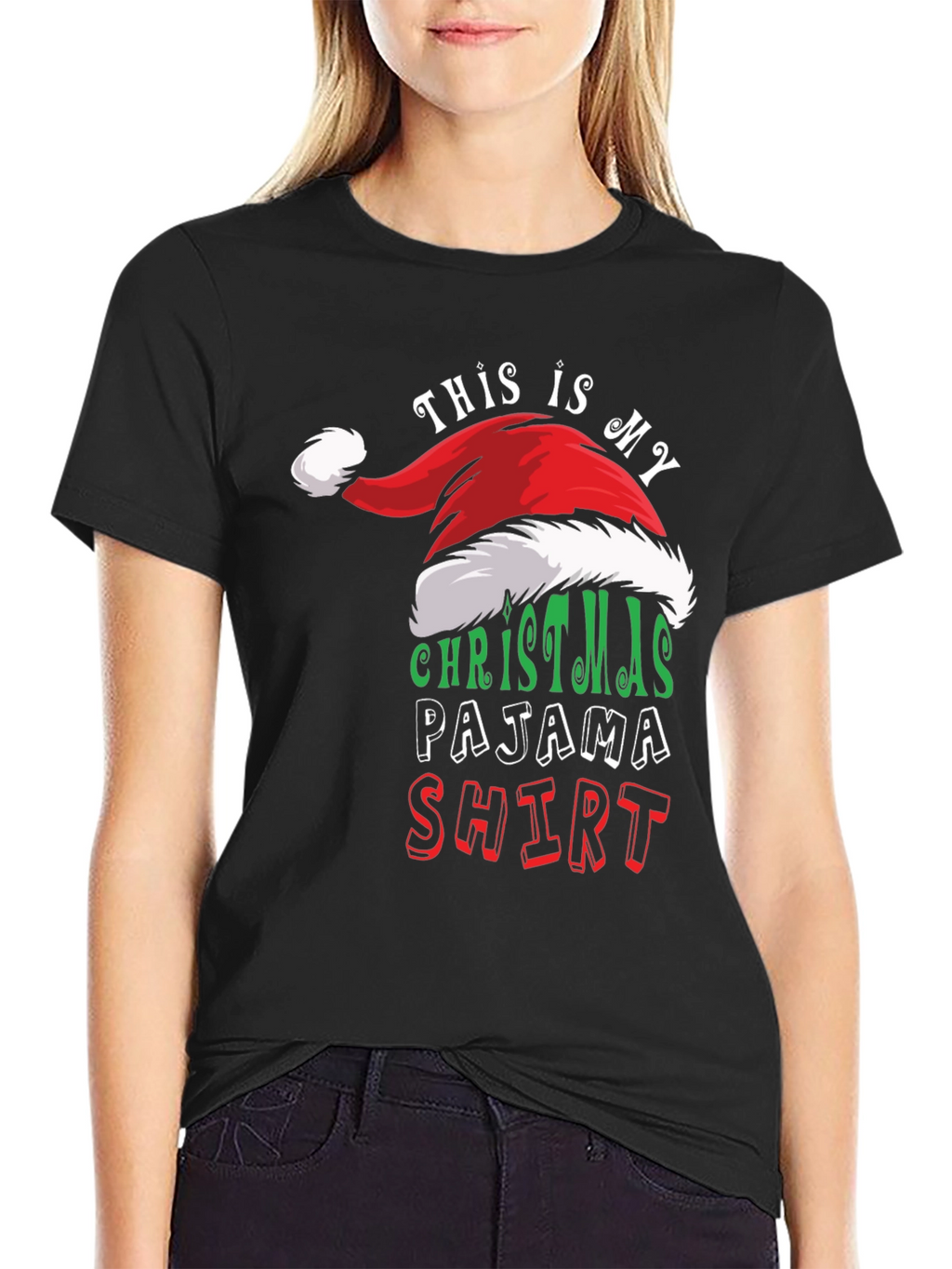 Christmas Pajama Shirt Graphic Tee