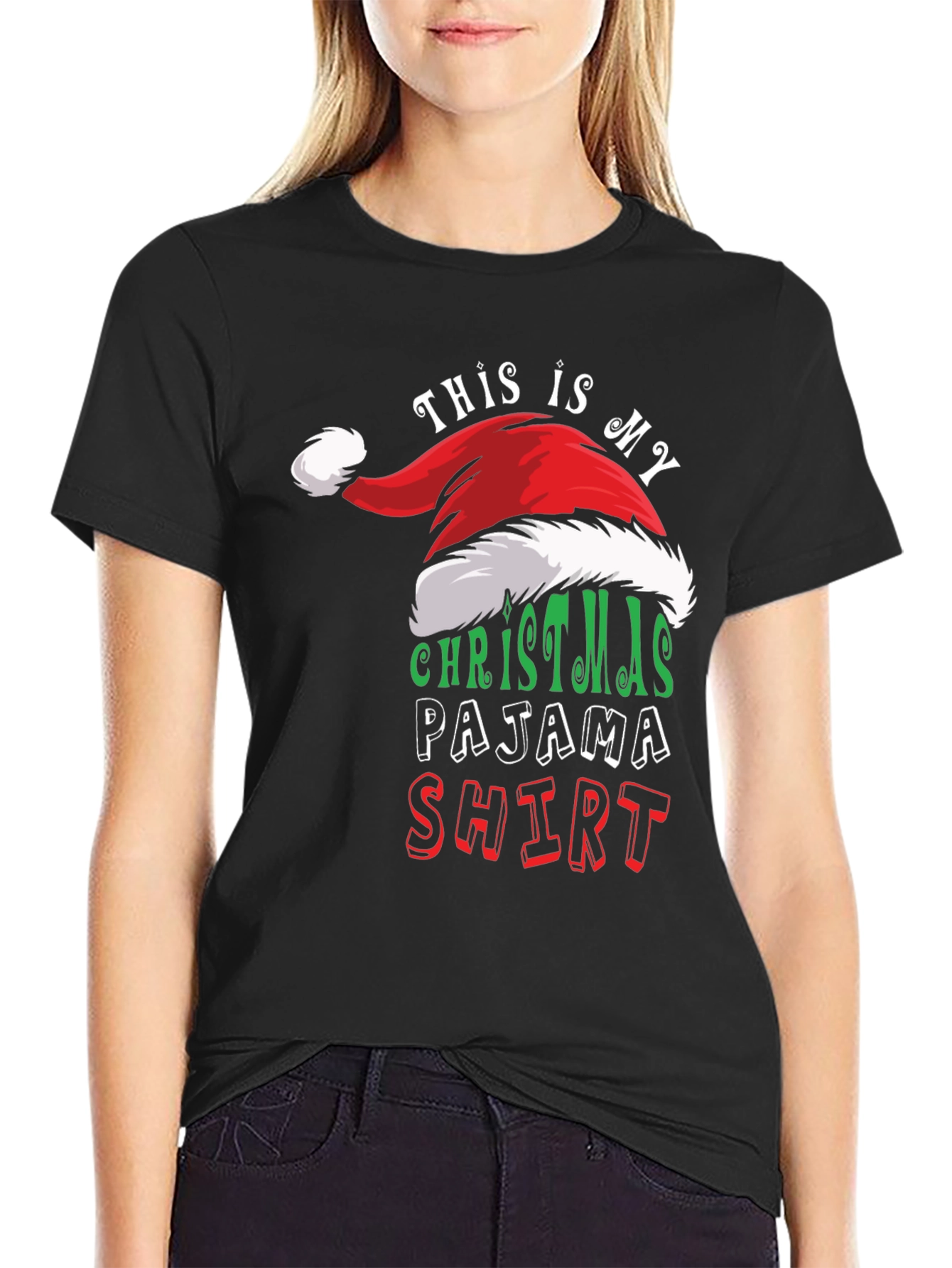 Christmas Pajama Shirt Graphic Tee