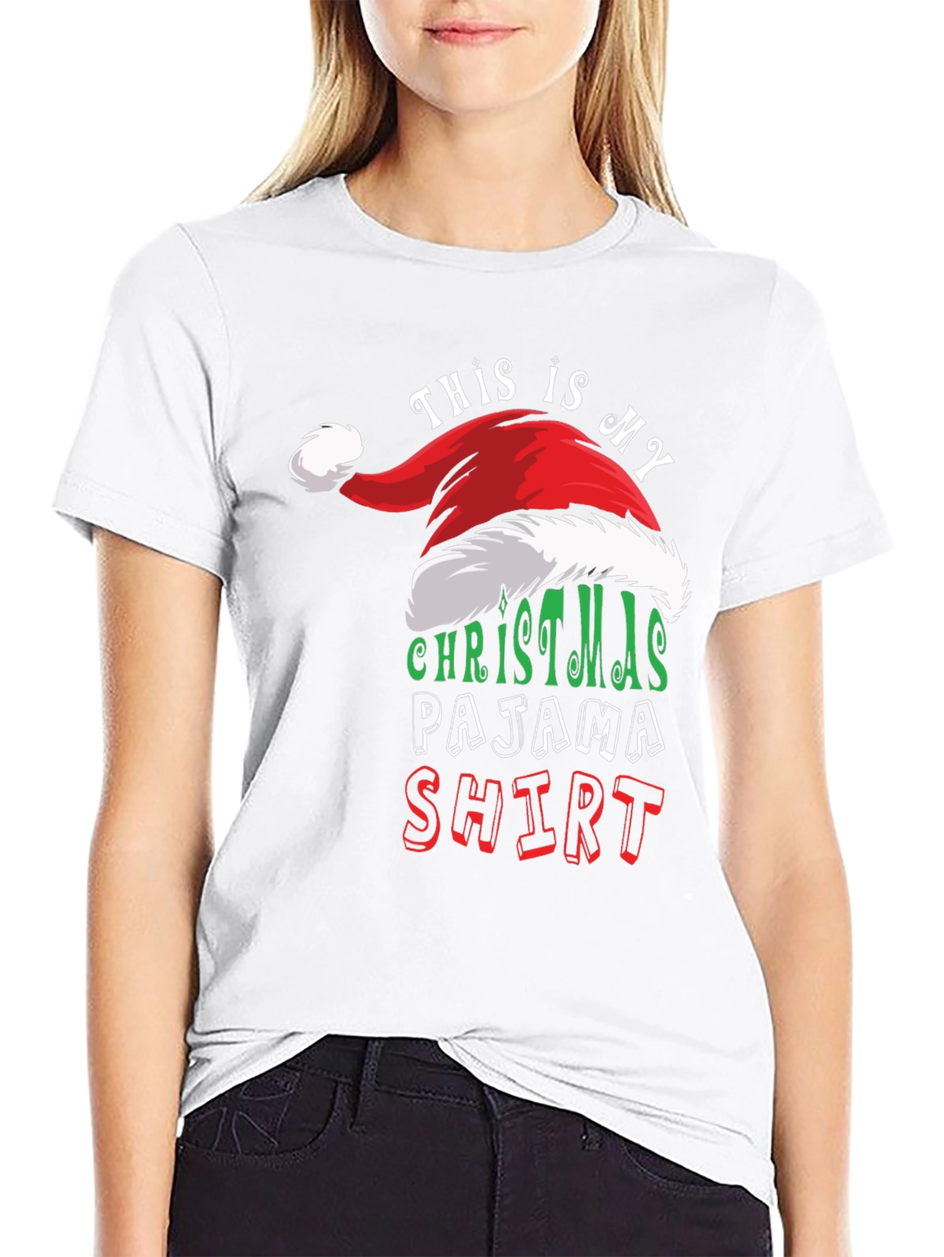 Christmas Pajama Shirt Graphic Tee