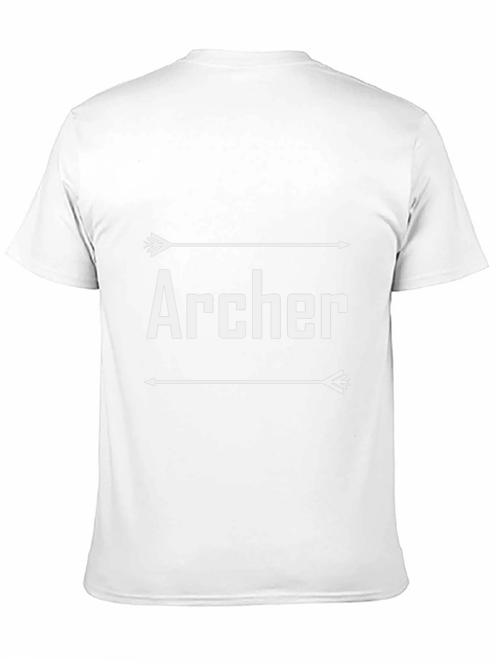Archer Graphic Tee - Black Cotton T-Shirt
