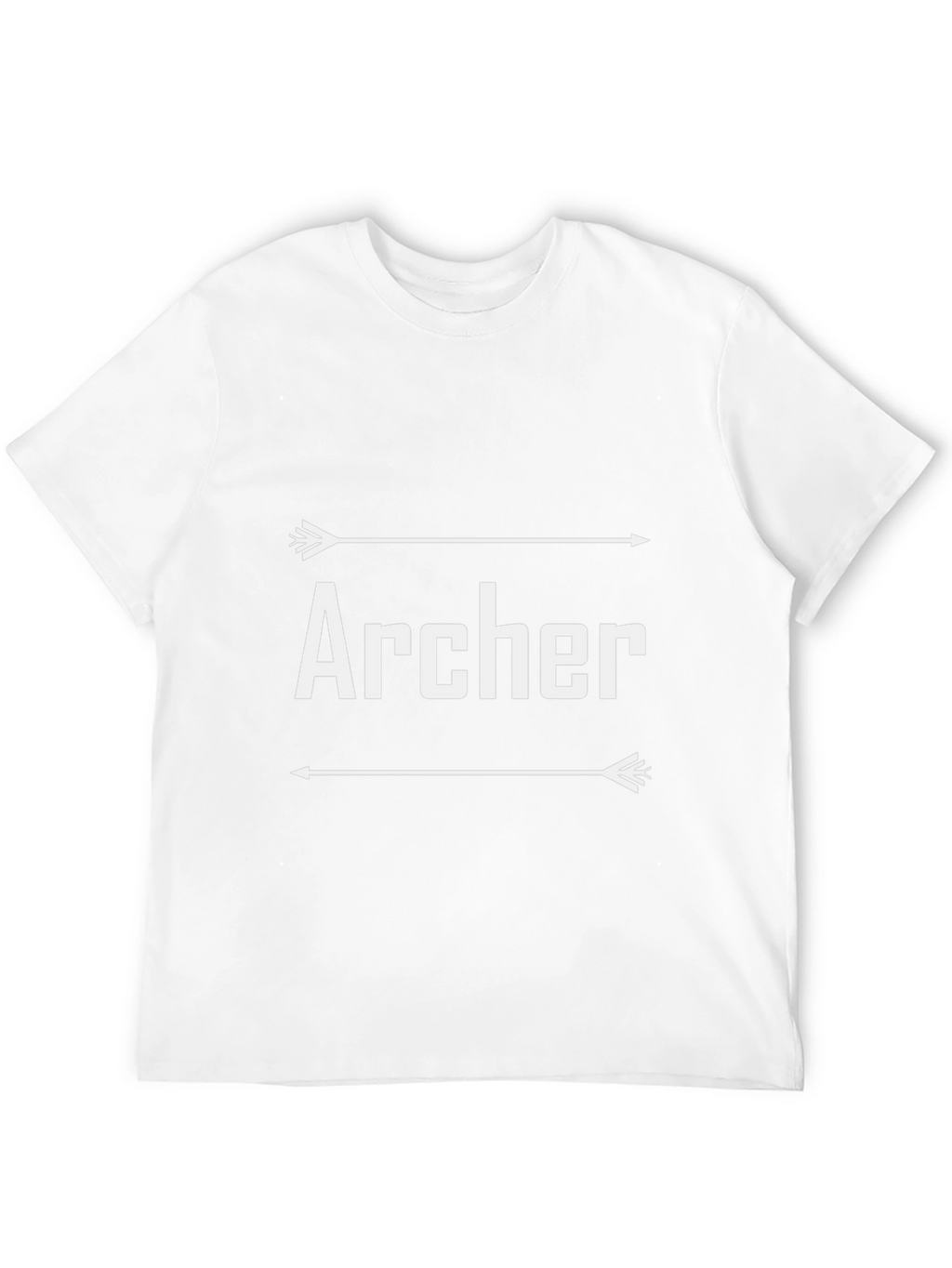 Archer Graphic Tee - Black Cotton T-Shirt