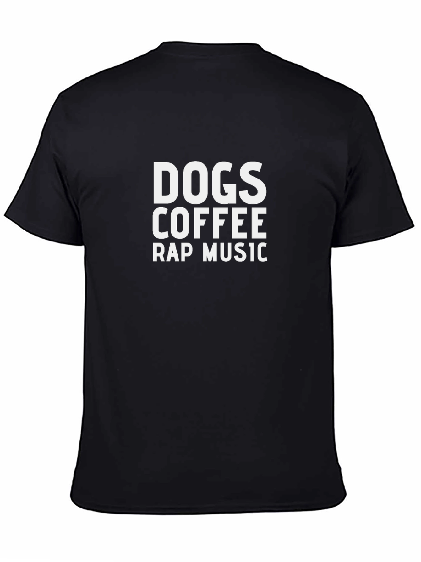 Dogs Coffee Rap Music Graphic T-Shirt